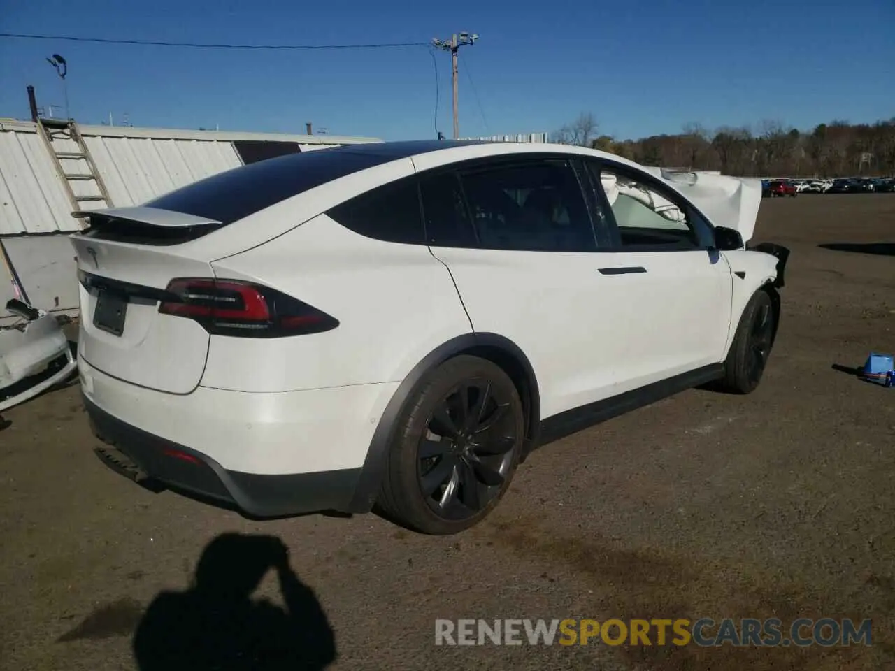 3 fotografías del automóvil dañado 7SAXCDE55PF371154 TESLA MODEL X 2023