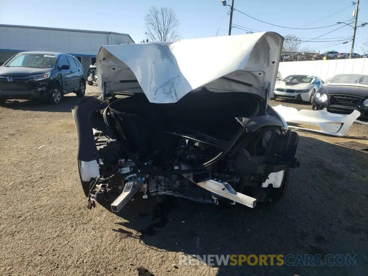 5 fotografías del automóvil dañado 7SAXCDE55PF371154 TESLA MODEL X 2023