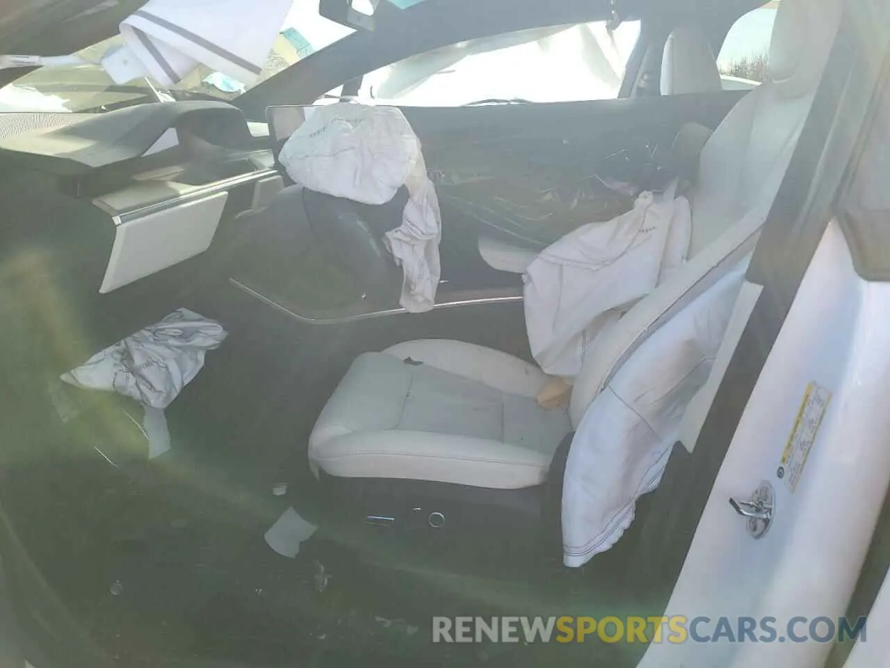 7 fotografías del automóvil dañado 7SAXCDE55PF371154 TESLA MODEL X 2023