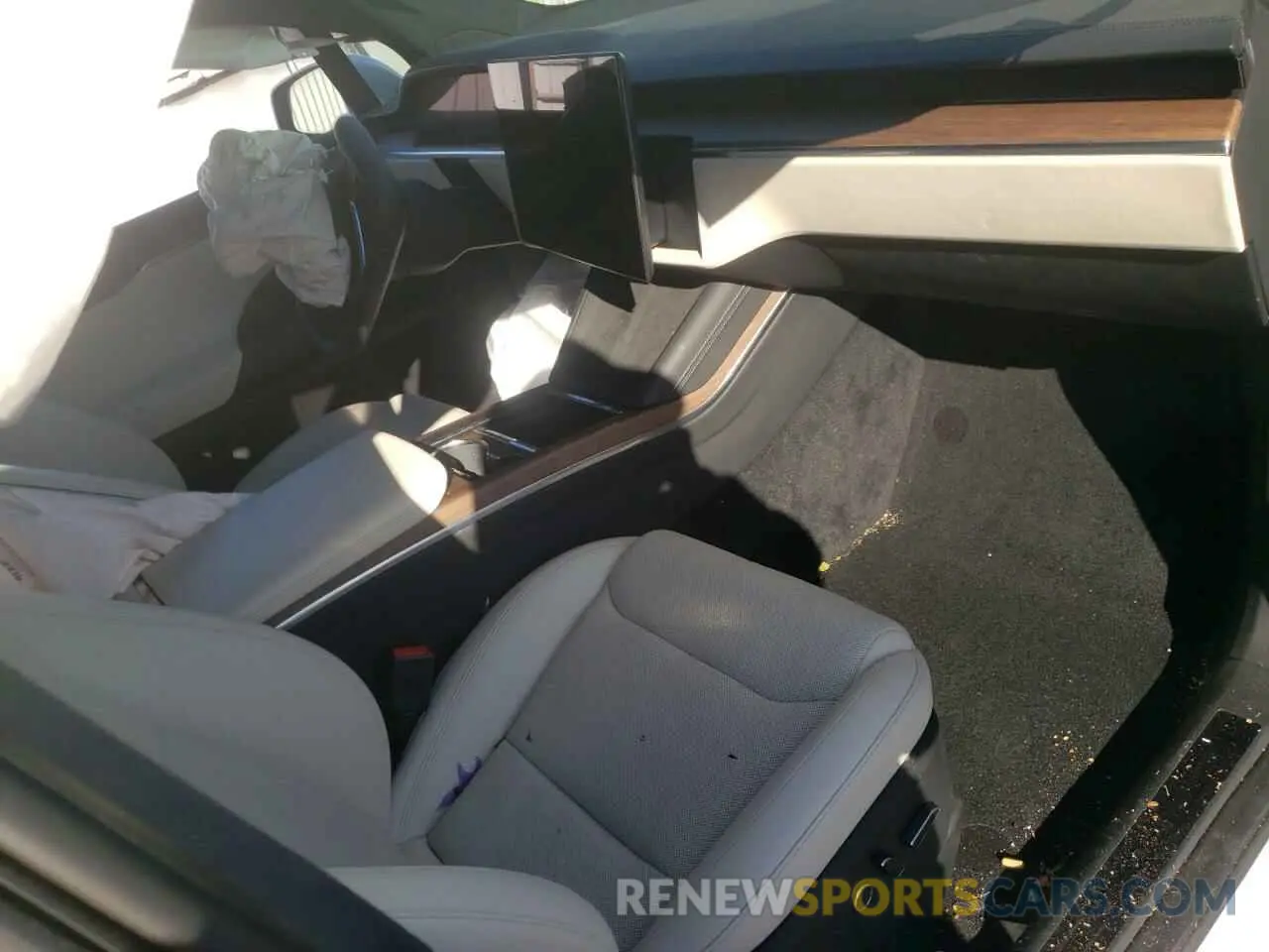 8 fotografías del automóvil dañado 7SAXCDE55PF371154 TESLA MODEL X 2023
