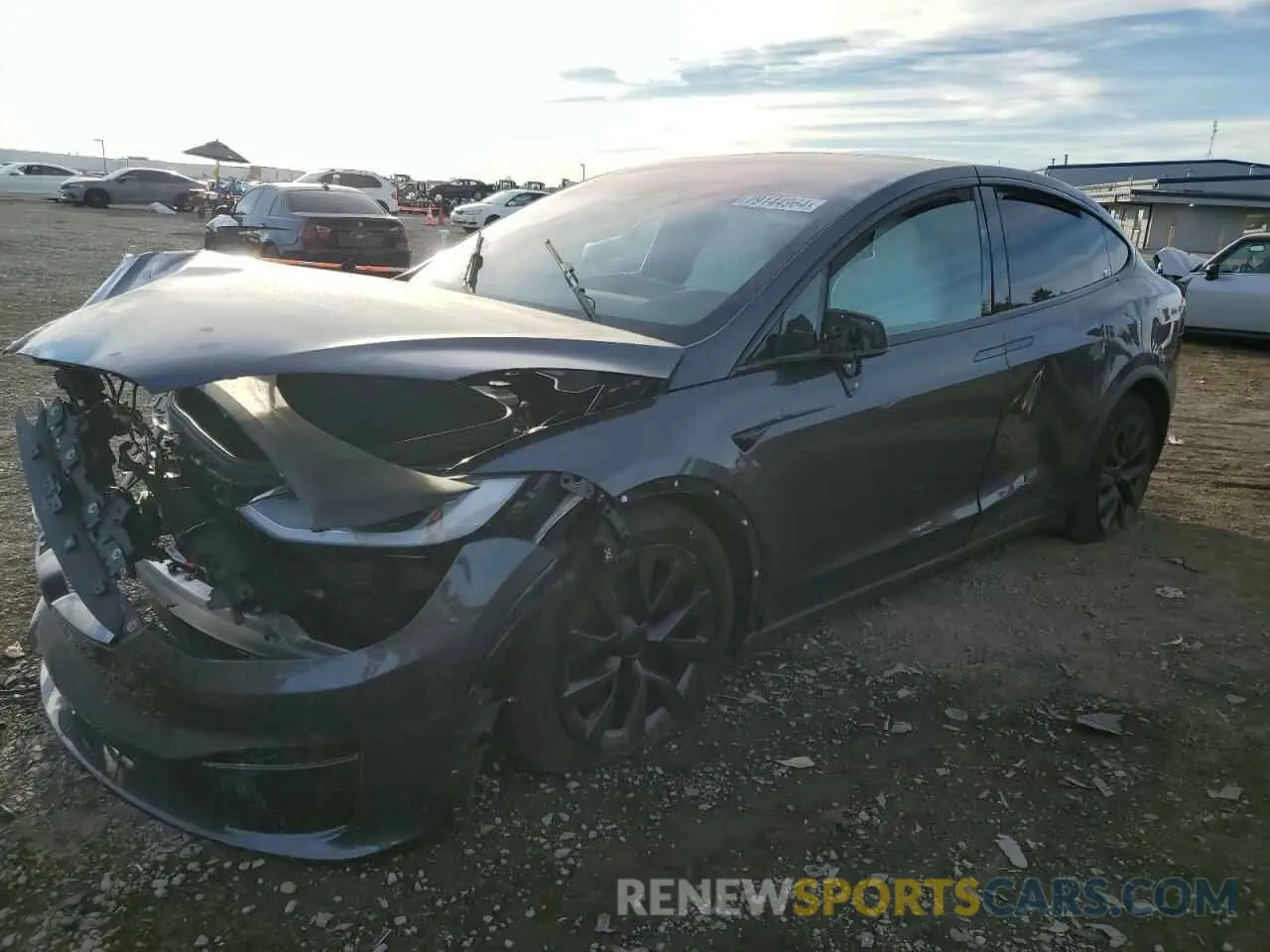 1 fotografías del automóvil dañado 7SAXCDE55PF374362 TESLA MODEL X 2023