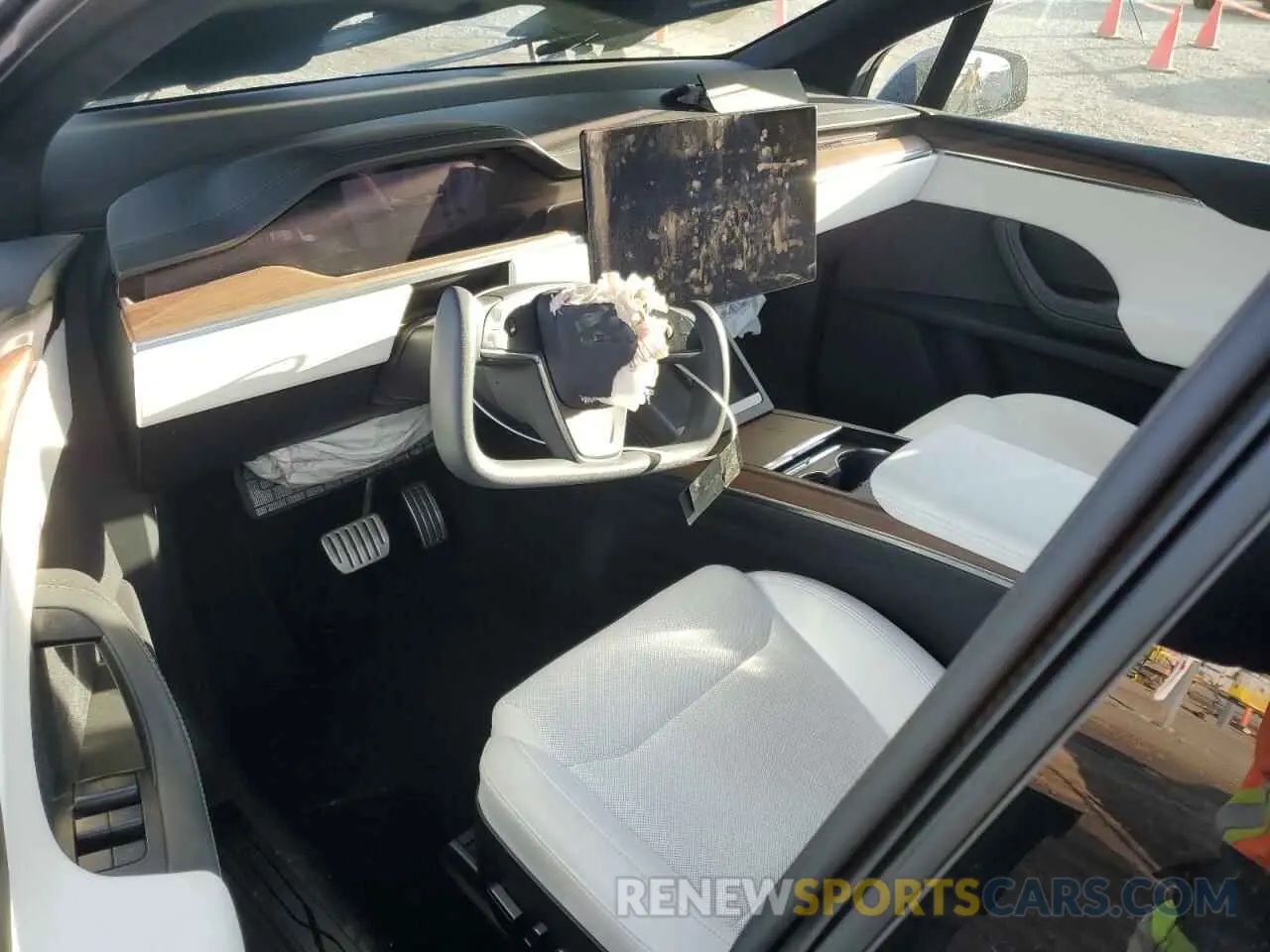 8 fotografías del automóvil dañado 7SAXCDE55PF374362 TESLA MODEL X 2023