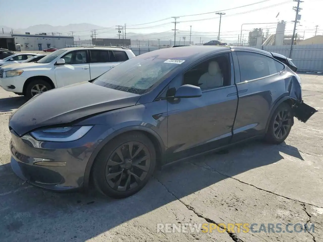 1 fotografías del automóvil dañado 7SAXCDE55PF380047 TESLA MODEL X 2023