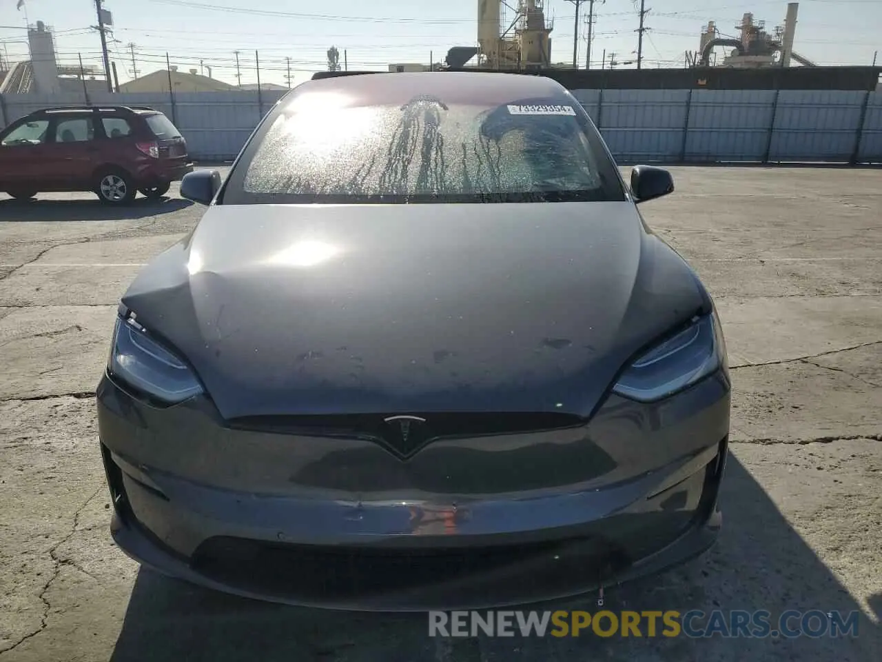 5 fotografías del automóvil dañado 7SAXCDE55PF380047 TESLA MODEL X 2023