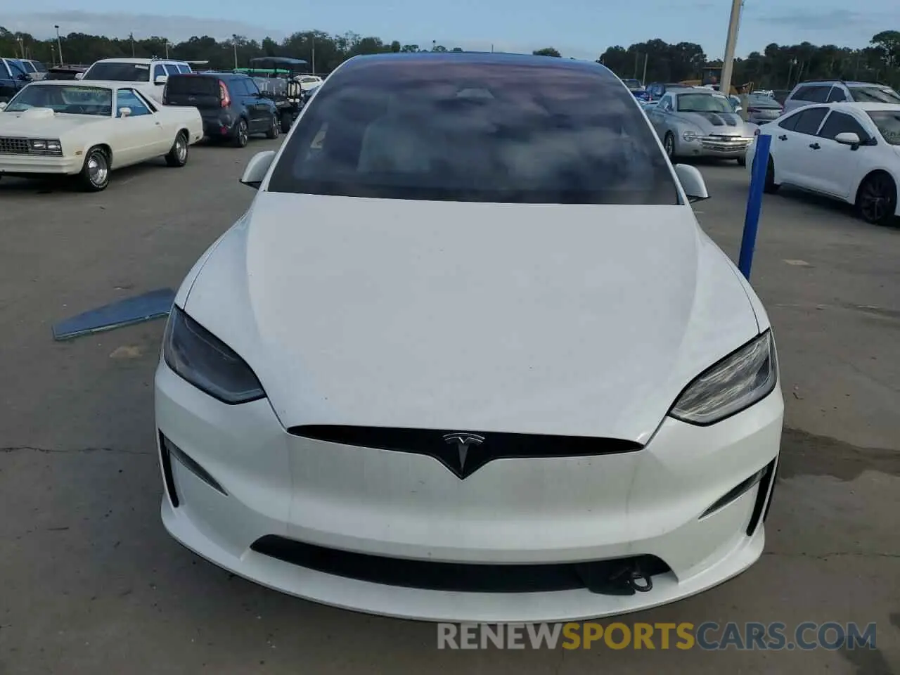 5 fotografías del automóvil dañado 7SAXCDE55PF409093 TESLA MODEL X 2023