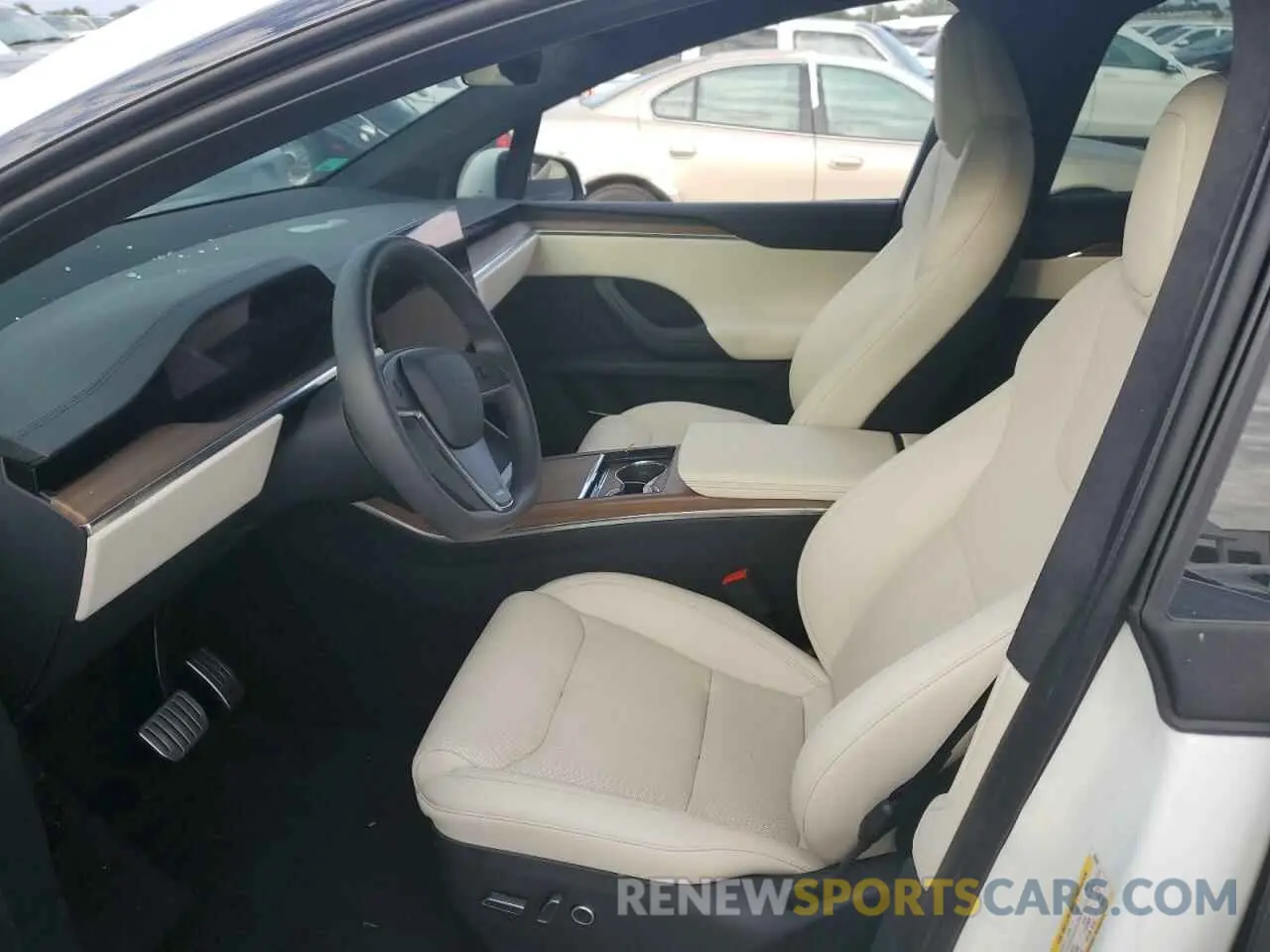 7 fotografías del automóvil dañado 7SAXCDE55PF409093 TESLA MODEL X 2023