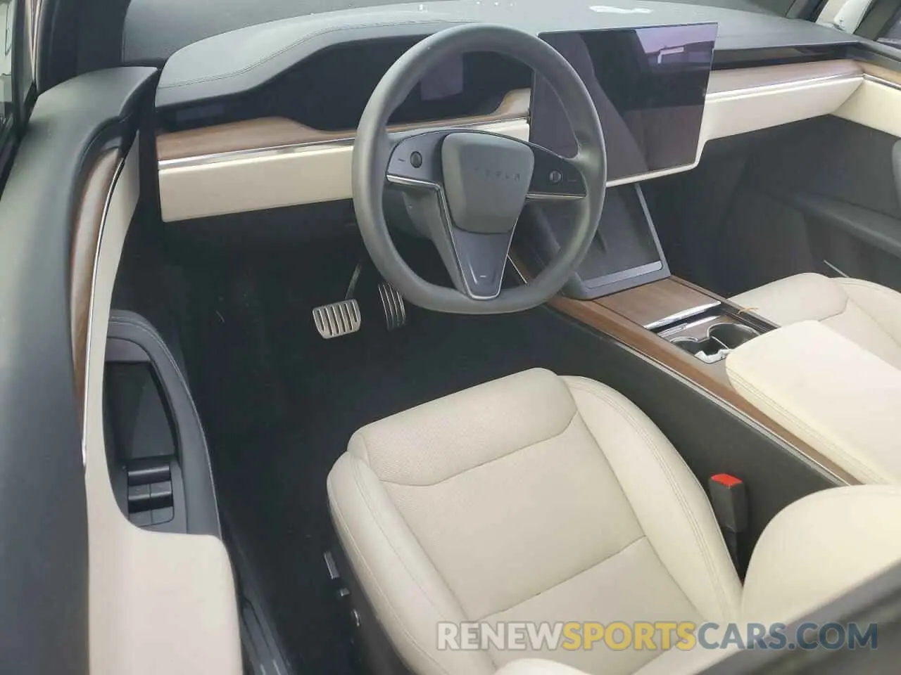 8 fotografías del automóvil dañado 7SAXCDE55PF409093 TESLA MODEL X 2023