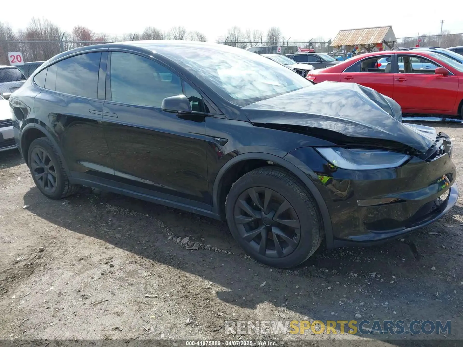 1 fotografías del automóvil dañado 7SAXCDE55PF422233 TESLA MODEL X 2023