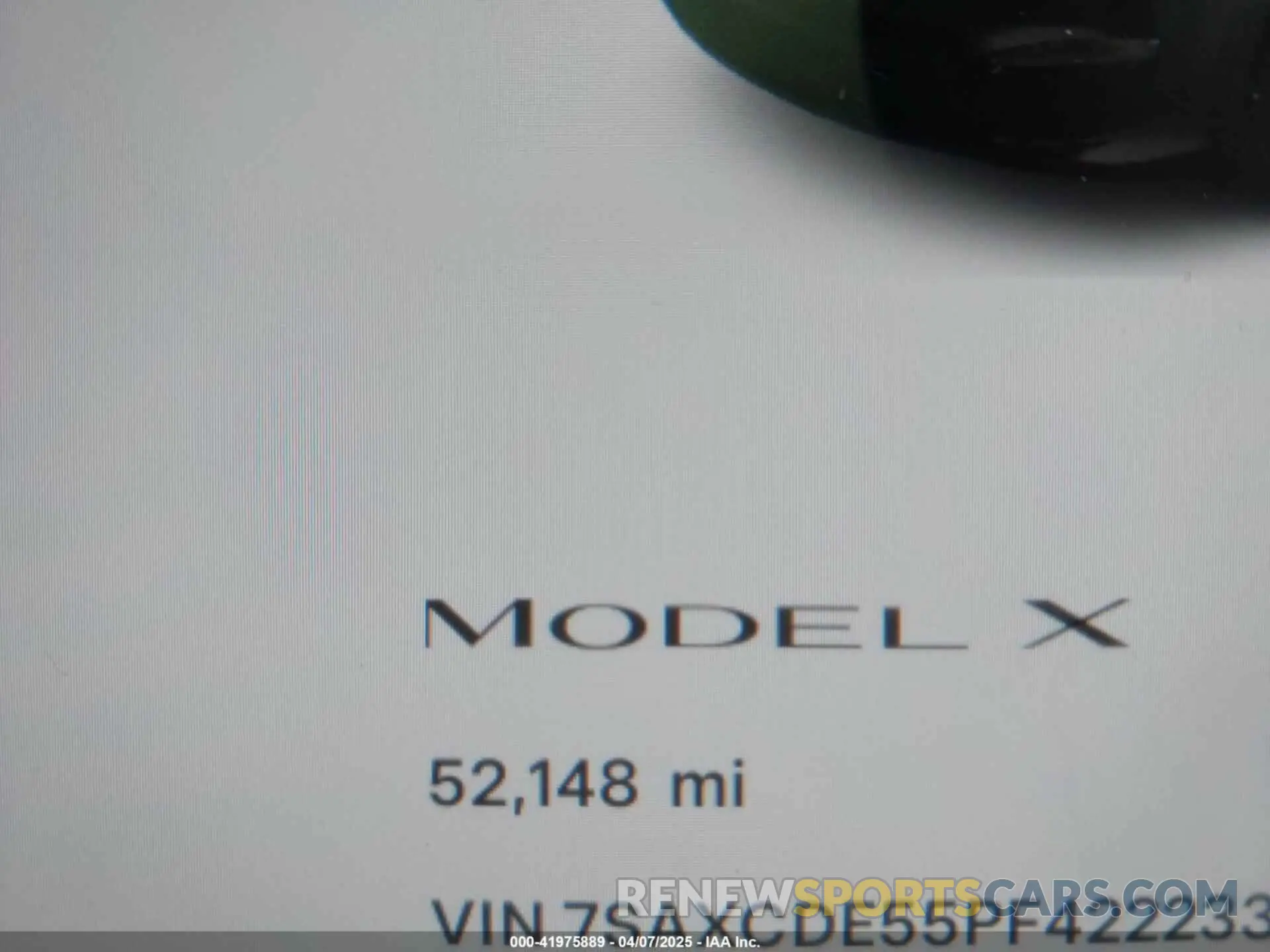 16 fotografías del automóvil dañado 7SAXCDE55PF422233 TESLA MODEL X 2023