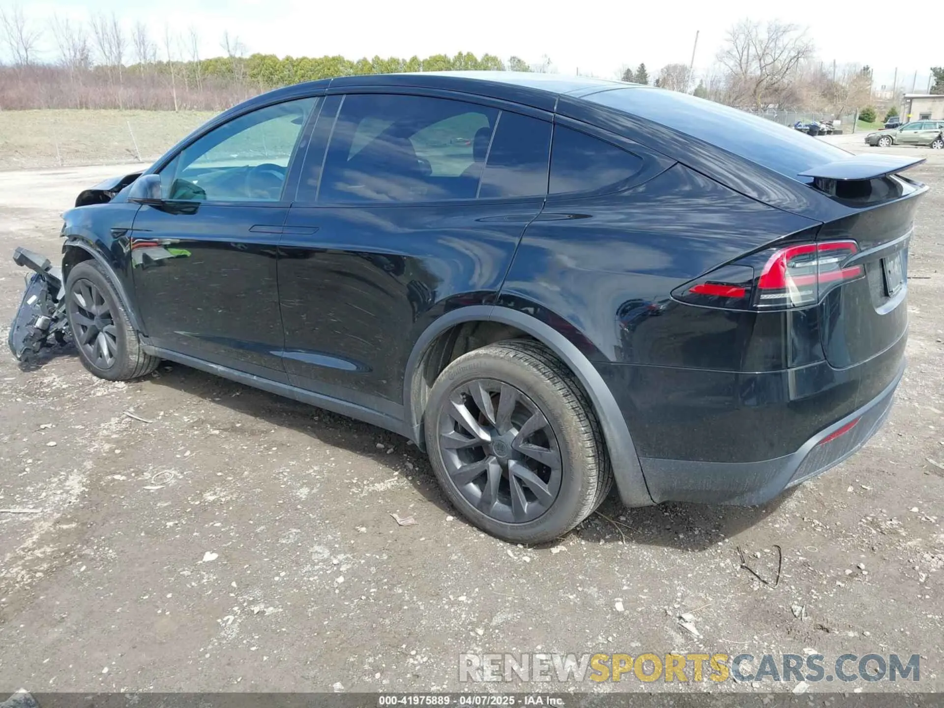 3 fotografías del automóvil dañado 7SAXCDE55PF422233 TESLA MODEL X 2023