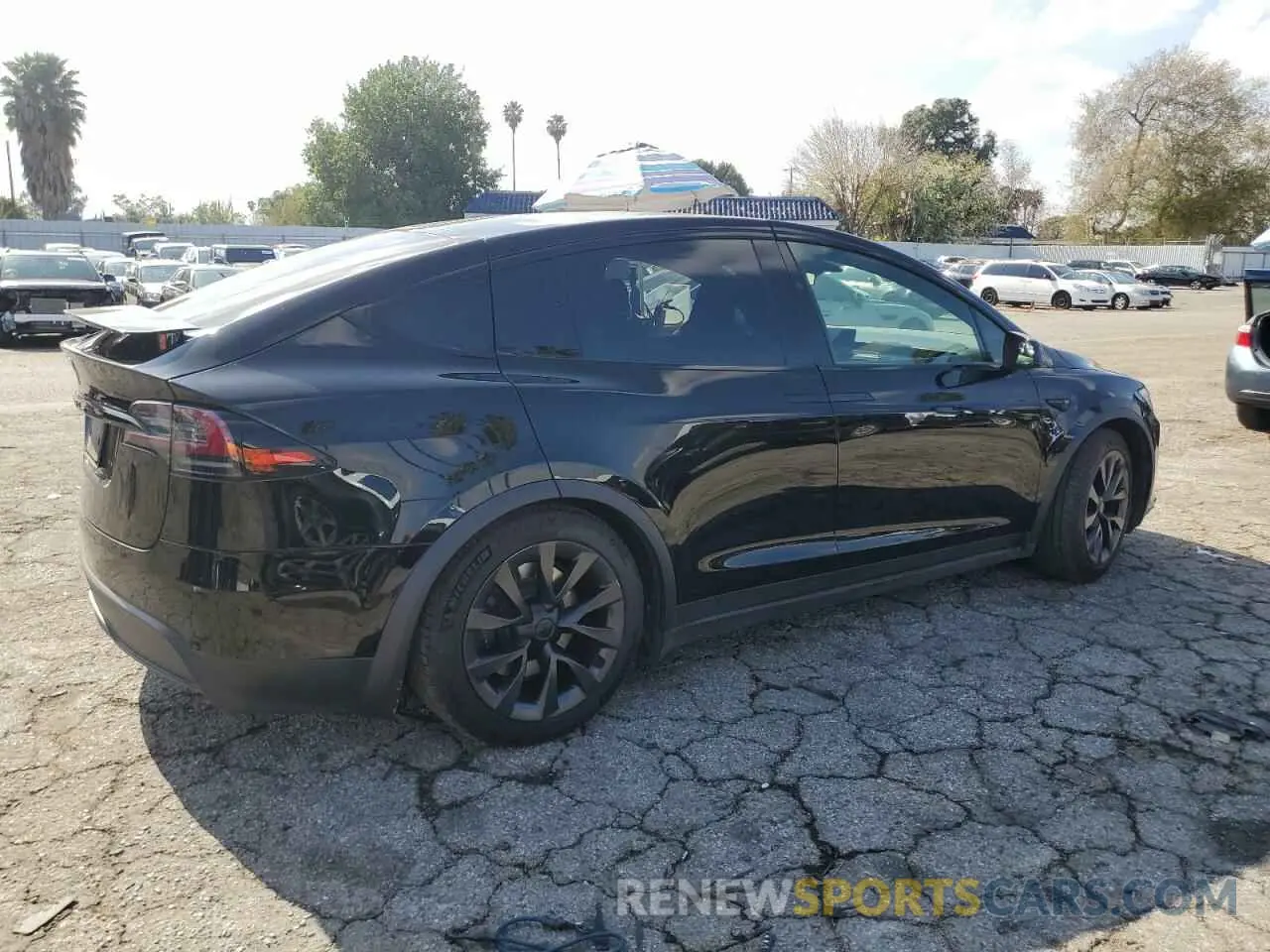 3 fotografías del automóvil dañado 7SAXCDE56PF367081 TESLA MODEL X 2023