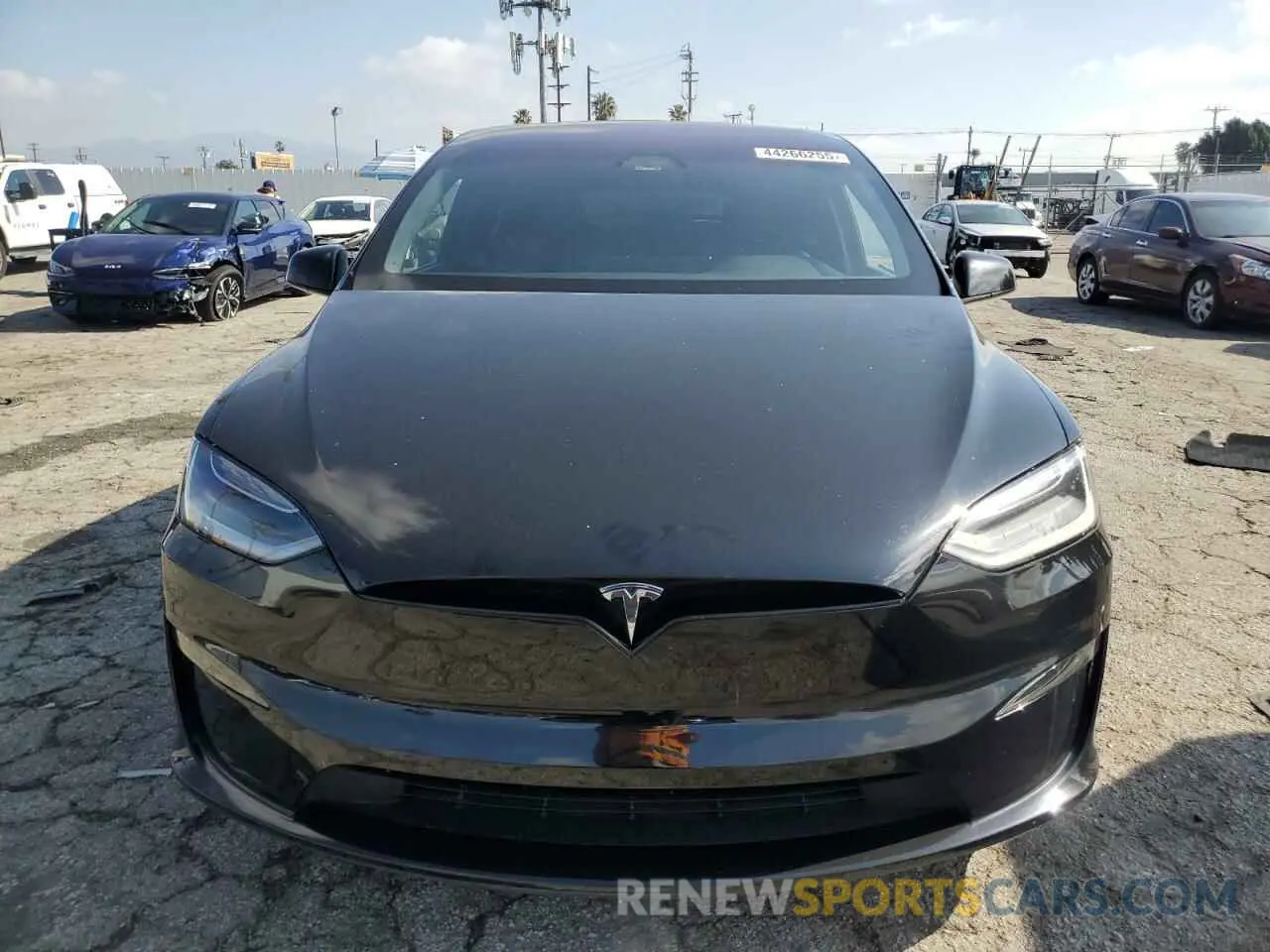 5 fotografías del automóvil dañado 7SAXCDE56PF367081 TESLA MODEL X 2023