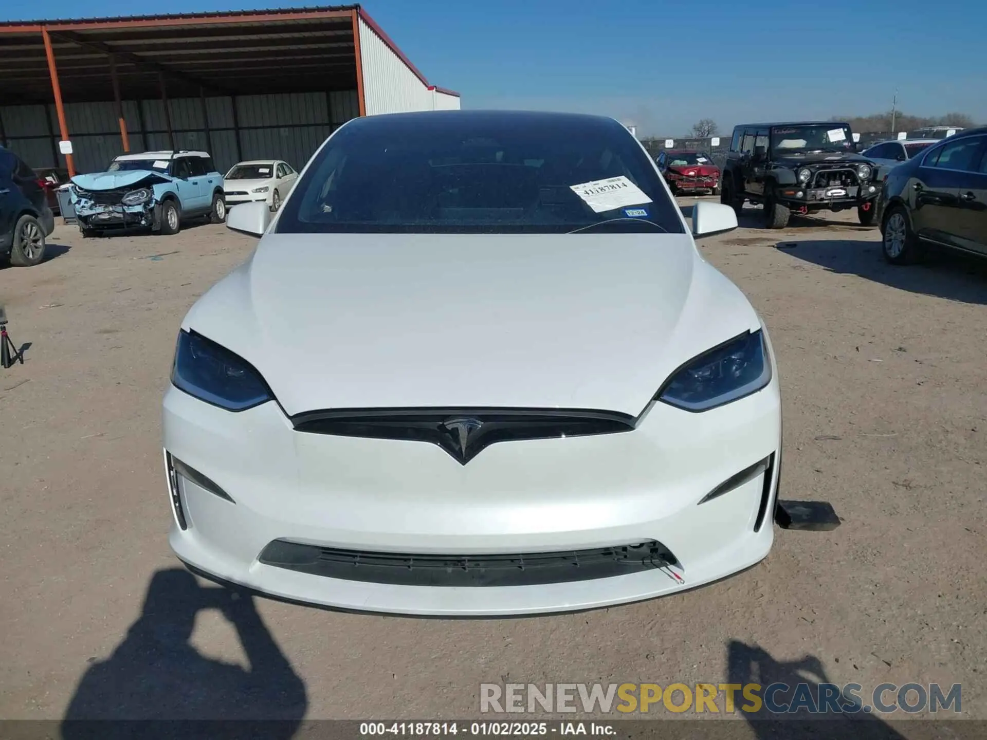 12 fotografías del automóvil dañado 7SAXCDE56PF424198 TESLA MODEL X 2023
