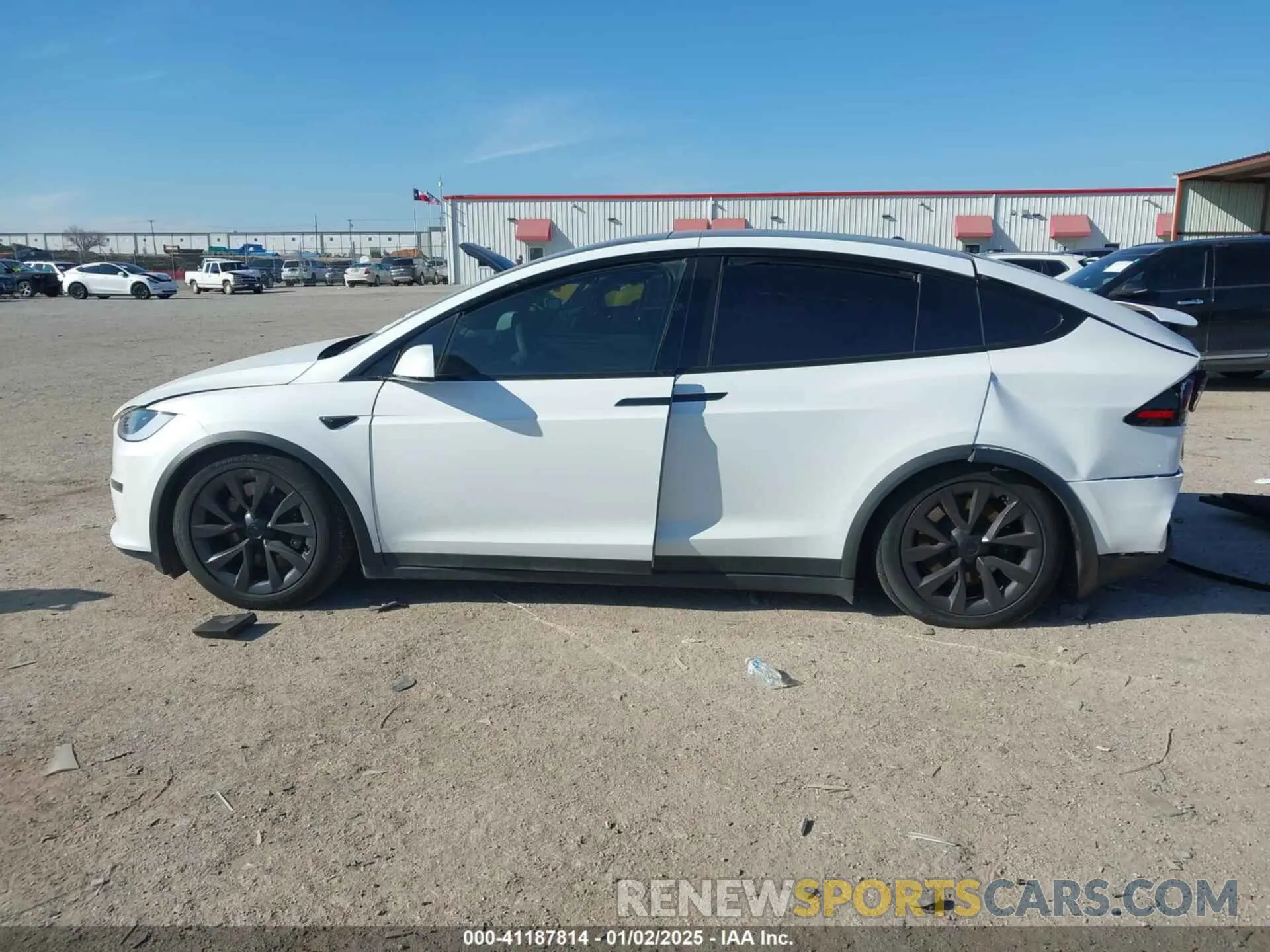 14 fotografías del automóvil dañado 7SAXCDE56PF424198 TESLA MODEL X 2023