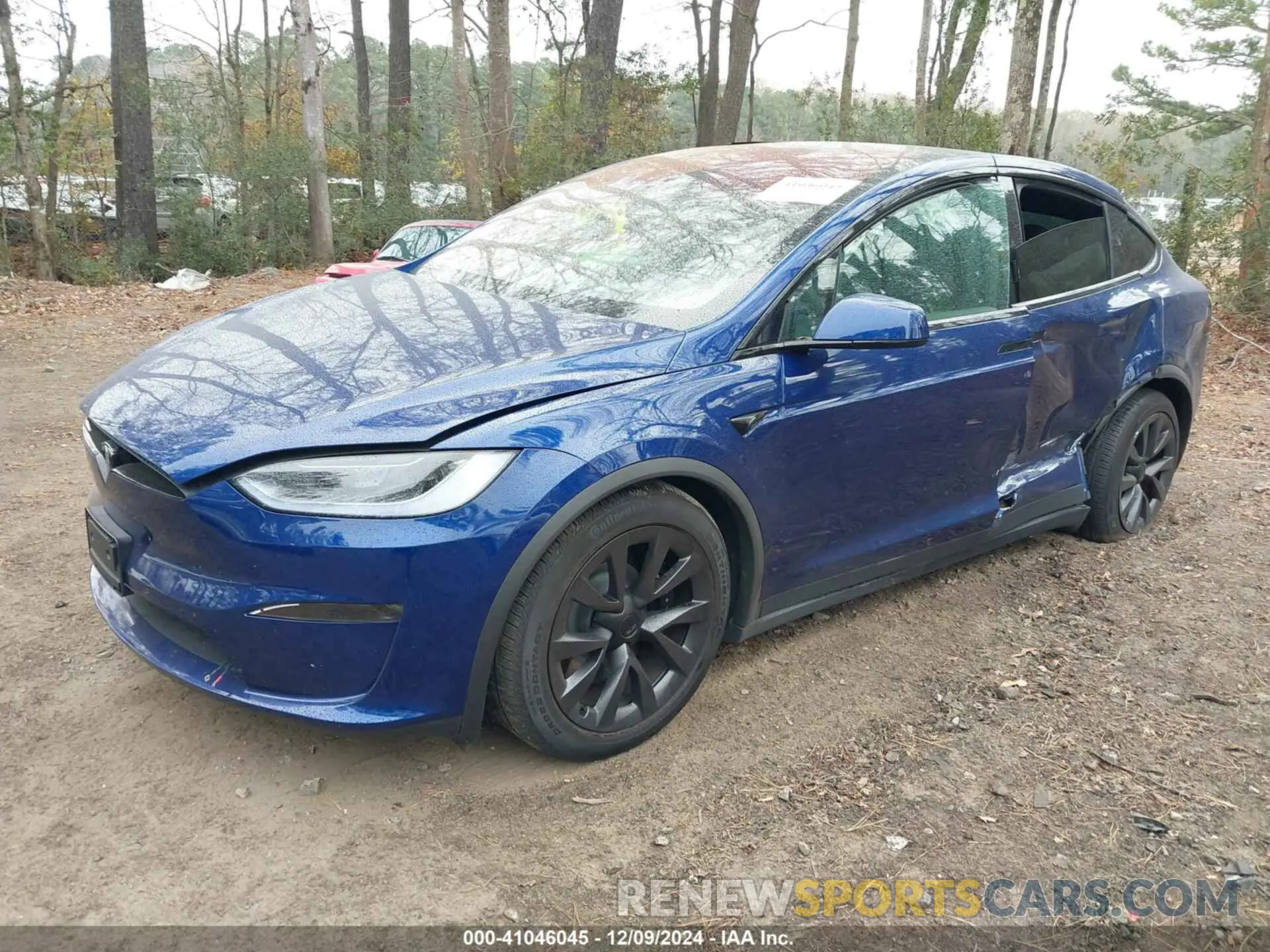 2 fotografías del automóvil dañado 7SAXCDE56PF425772 TESLA MODEL X 2023