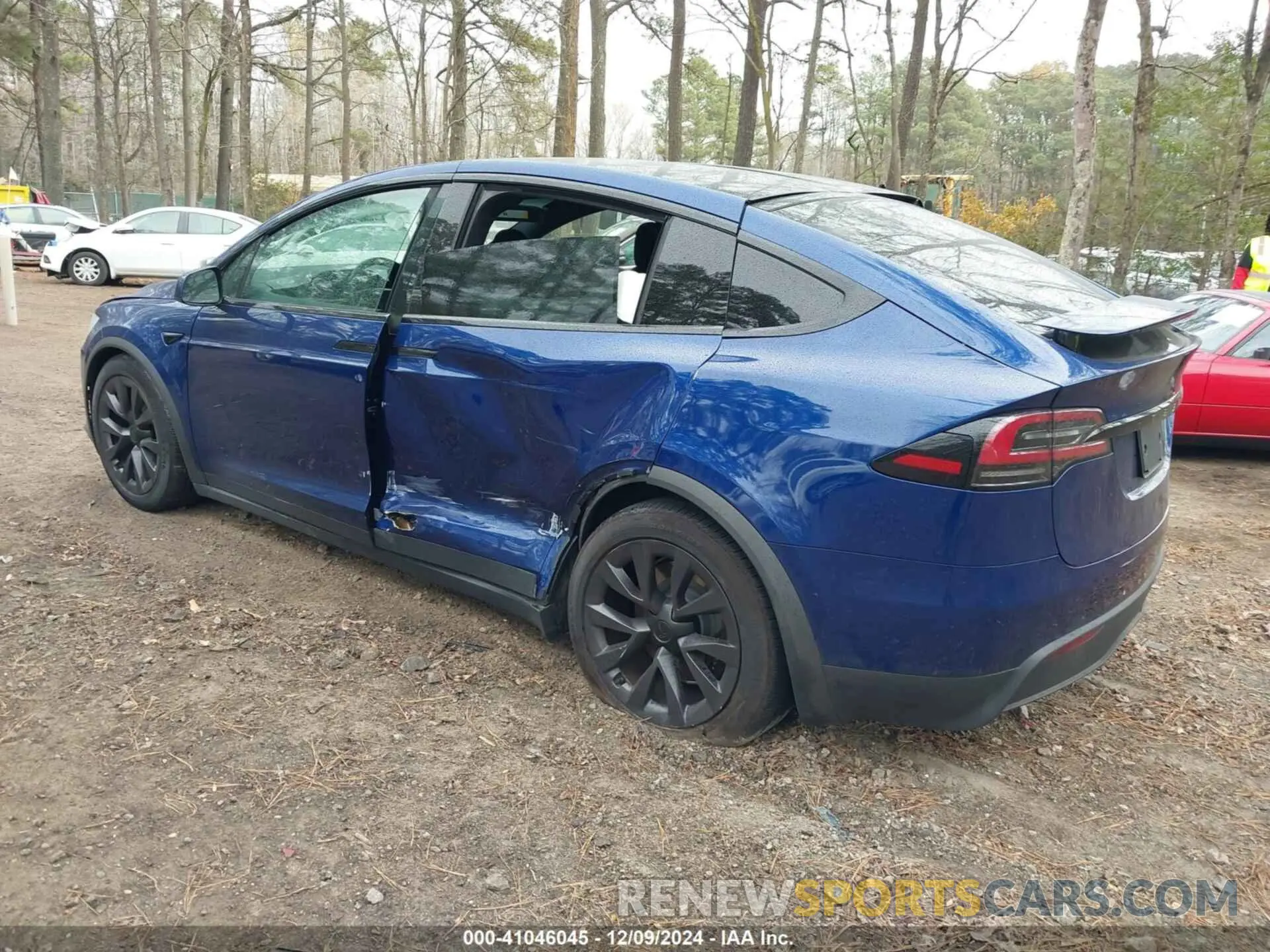 3 fotografías del automóvil dañado 7SAXCDE56PF425772 TESLA MODEL X 2023