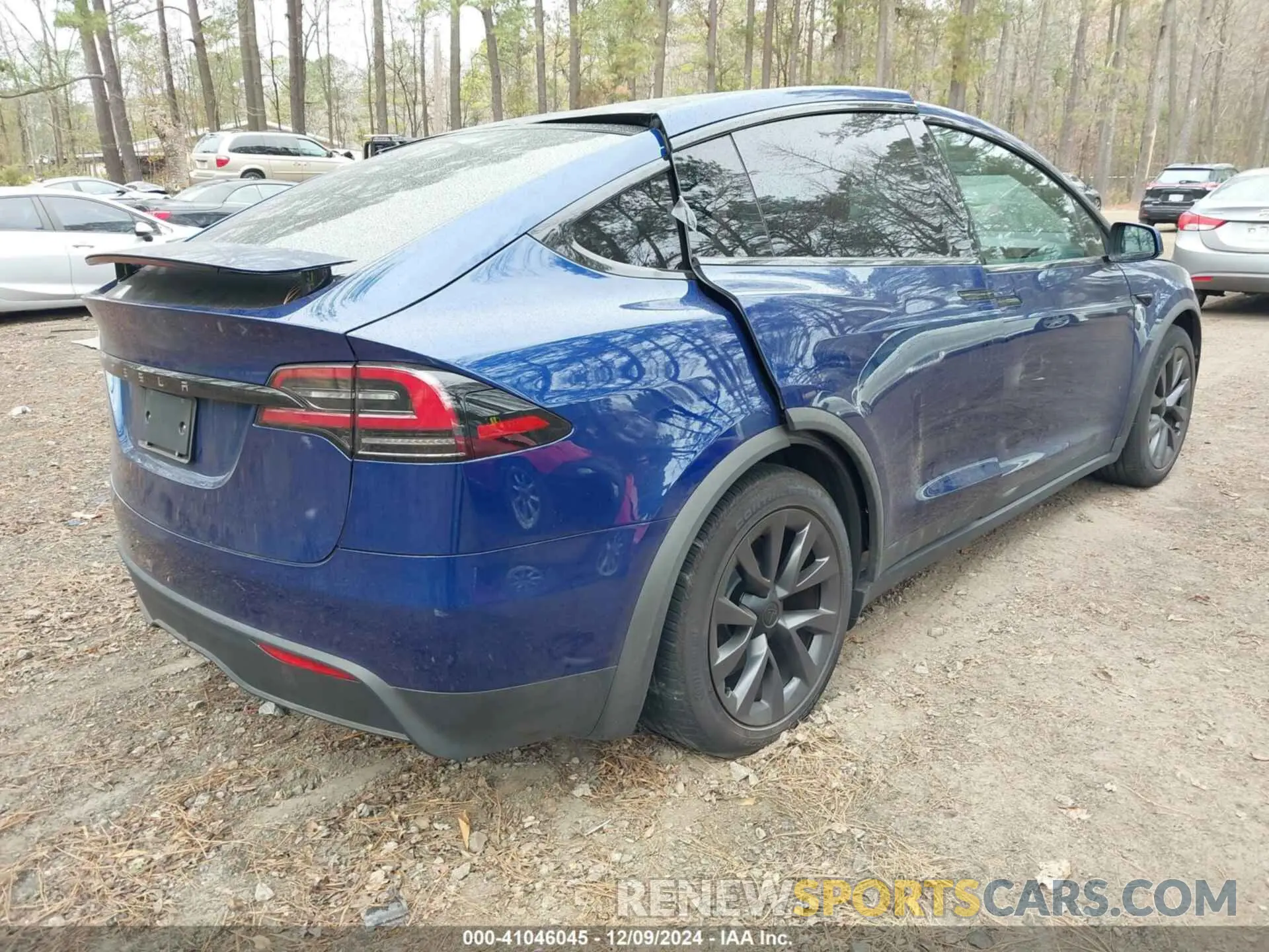 4 fotografías del automóvil dañado 7SAXCDE56PF425772 TESLA MODEL X 2023