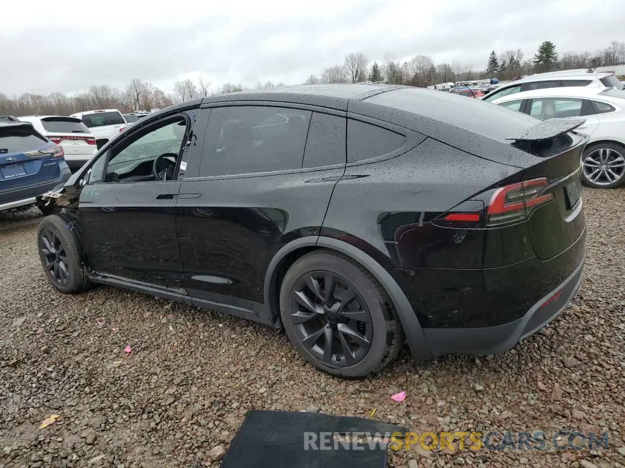 2 fotografías del automóvil dañado 7SAXCDE56PF430826 TESLA MODEL X 2023