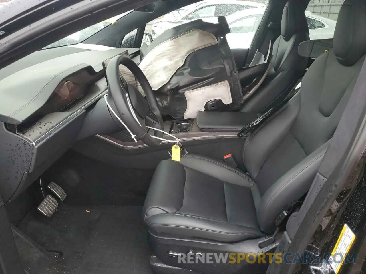 7 fotografías del automóvil dañado 7SAXCDE56PF430826 TESLA MODEL X 2023