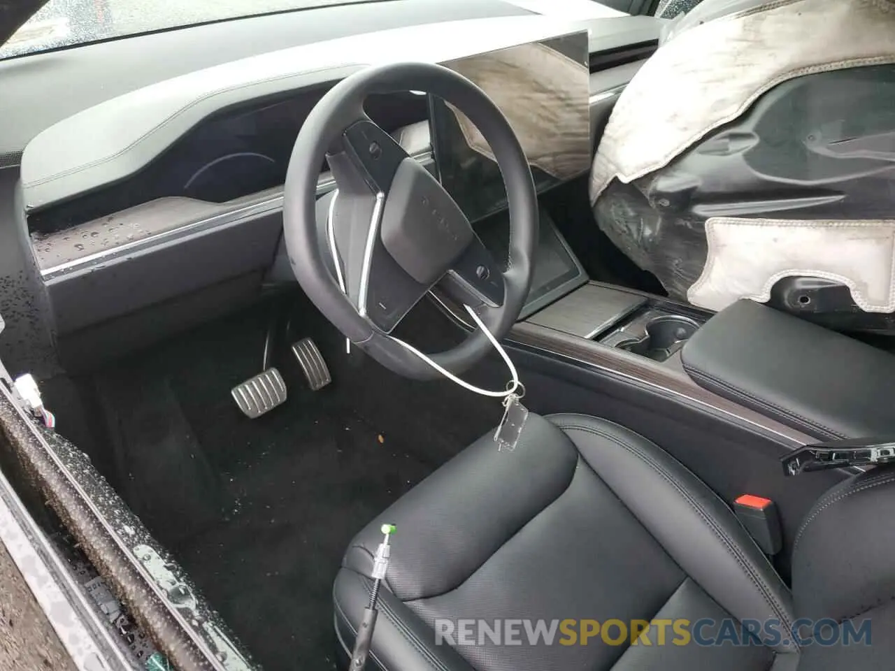 8 fotografías del automóvil dañado 7SAXCDE56PF430826 TESLA MODEL X 2023