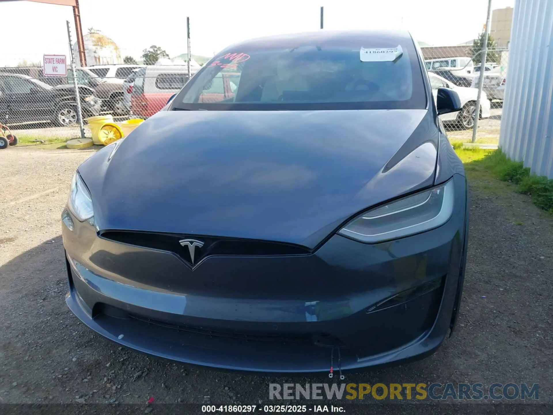 12 fotografías del automóvil dañado 7SAXCDE57PF366604 TESLA MODEL X 2023