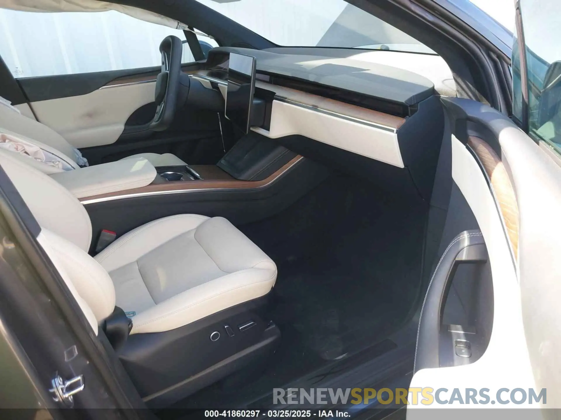 5 fotografías del automóvil dañado 7SAXCDE57PF366604 TESLA MODEL X 2023