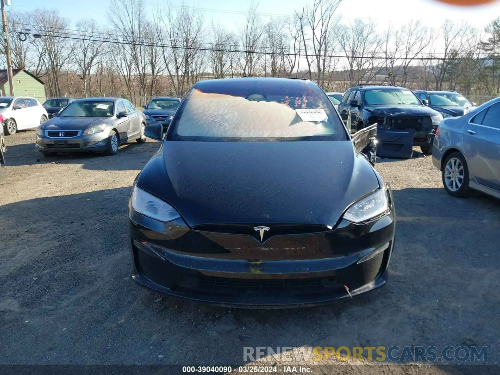 12 fotografías del automóvil dañado 7SAXCDE57PF408446 TESLA MODEL X 2023