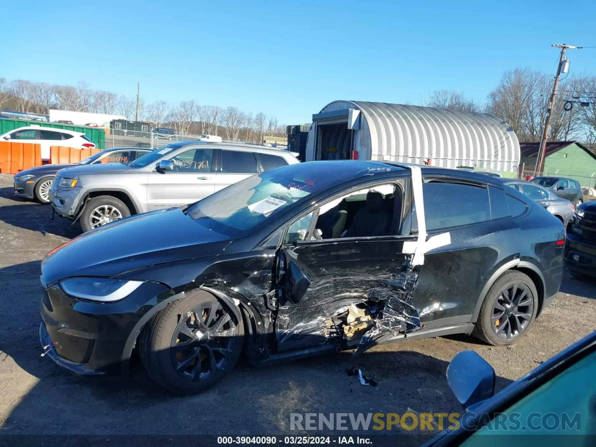 14 fotografías del automóvil dañado 7SAXCDE57PF408446 TESLA MODEL X 2023