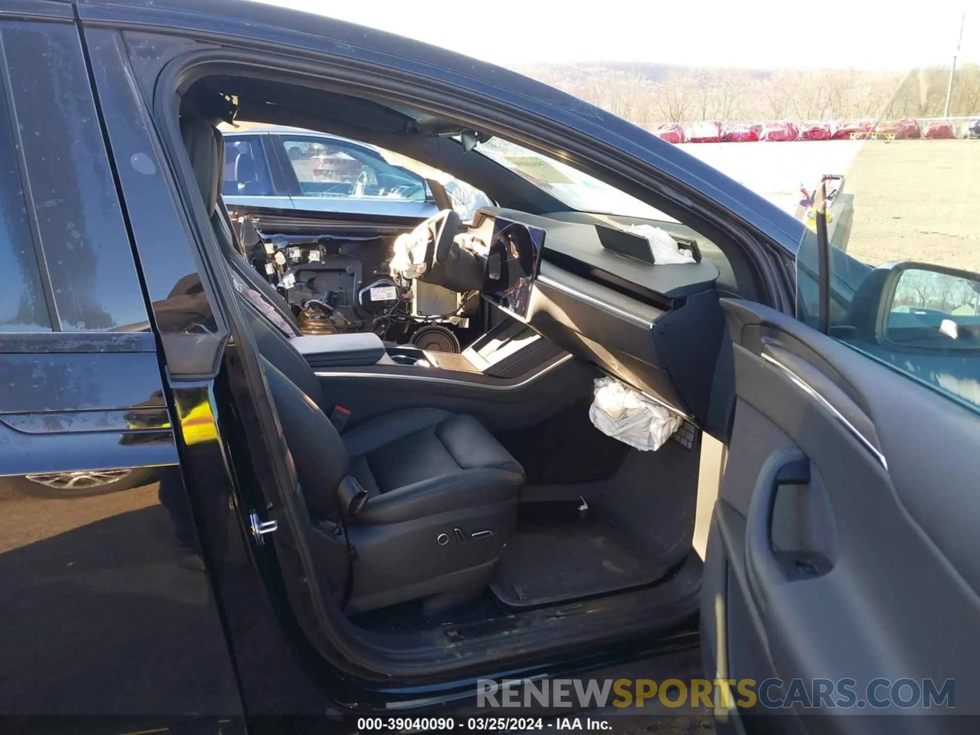 5 fotografías del automóvil dañado 7SAXCDE57PF408446 TESLA MODEL X 2023