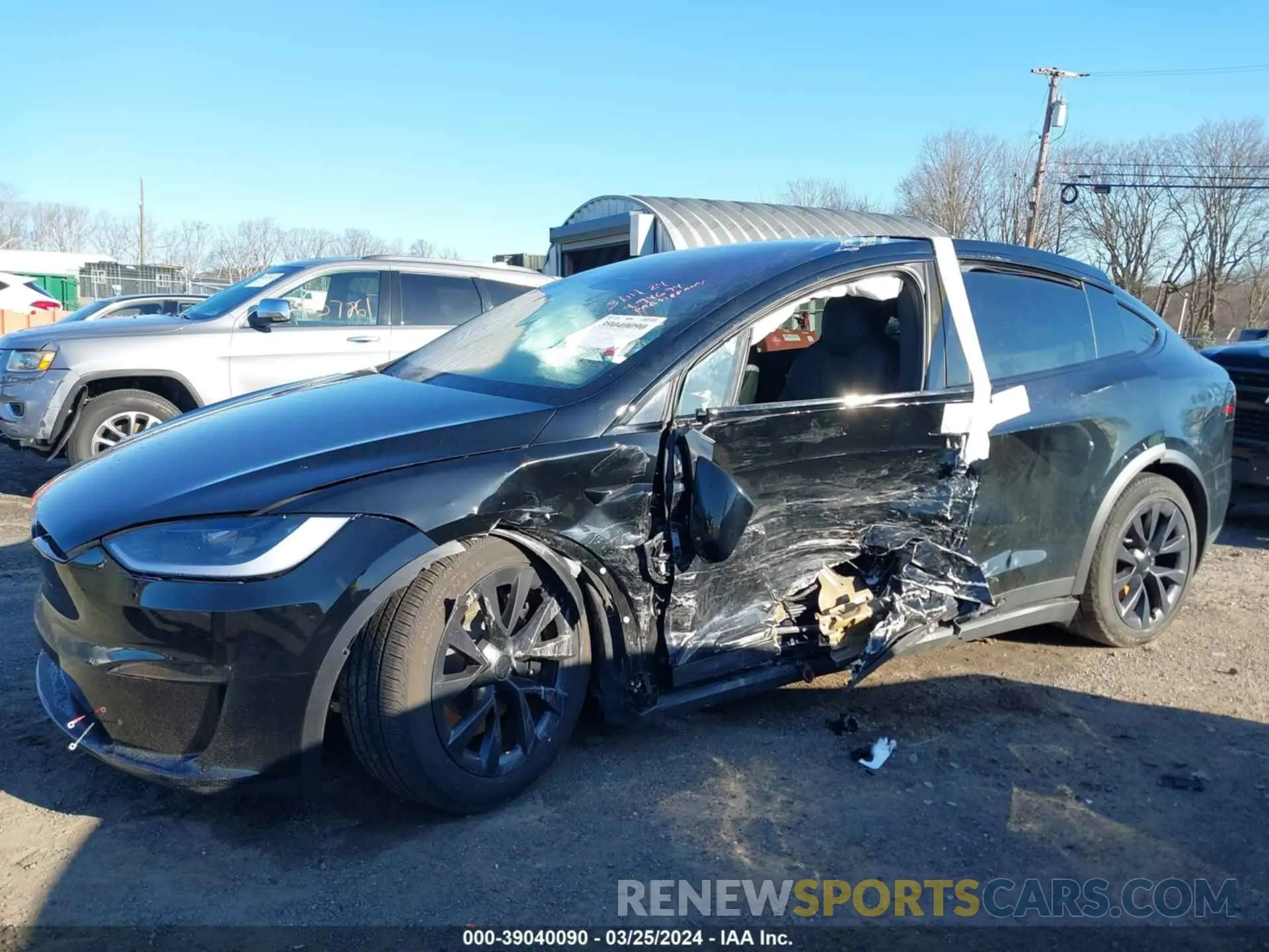 6 fotografías del automóvil dañado 7SAXCDE57PF408446 TESLA MODEL X 2023