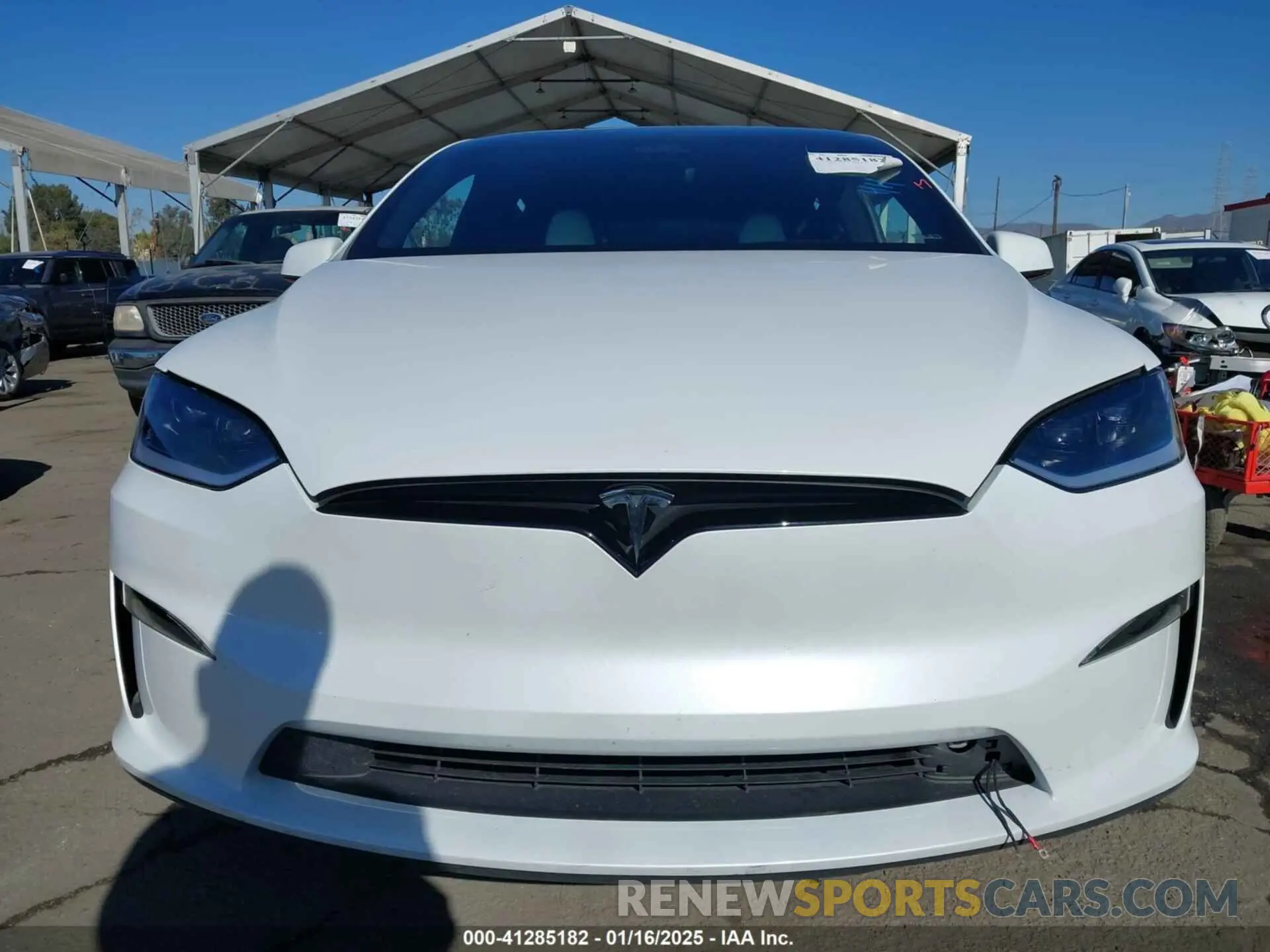 12 fotografías del automóvil dañado 7SAXCDE58PF411114 TESLA MODEL X 2023