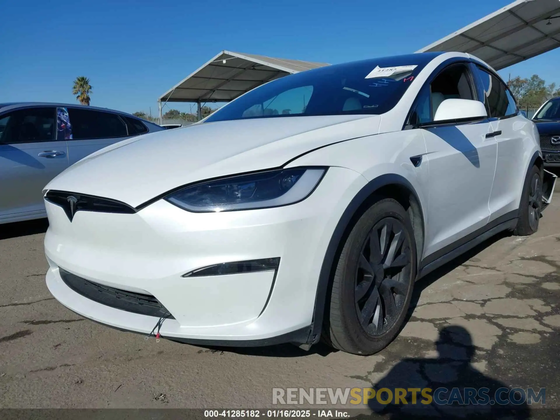 2 fotografías del automóvil dañado 7SAXCDE58PF411114 TESLA MODEL X 2023