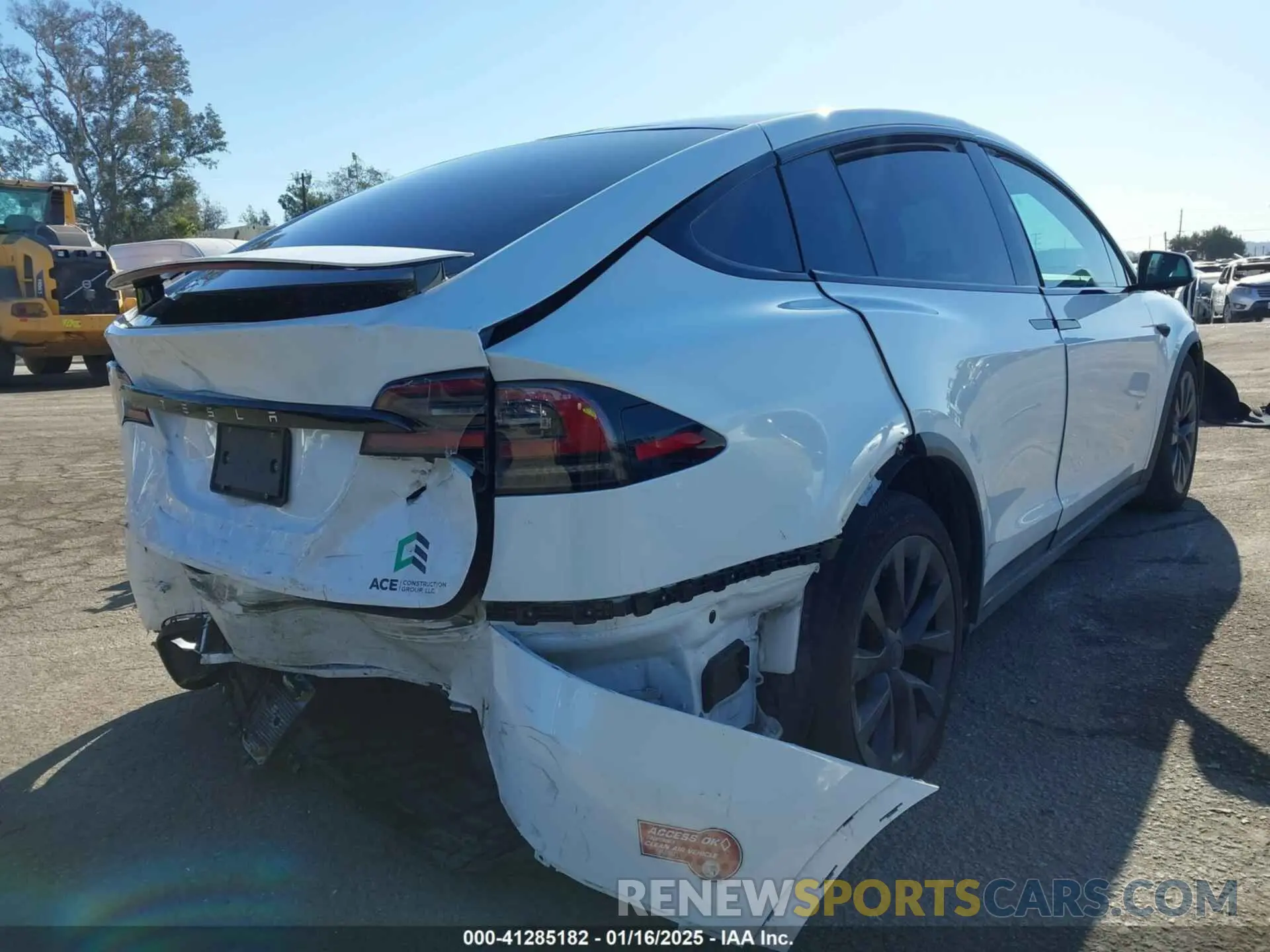 4 fotografías del automóvil dañado 7SAXCDE58PF411114 TESLA MODEL X 2023