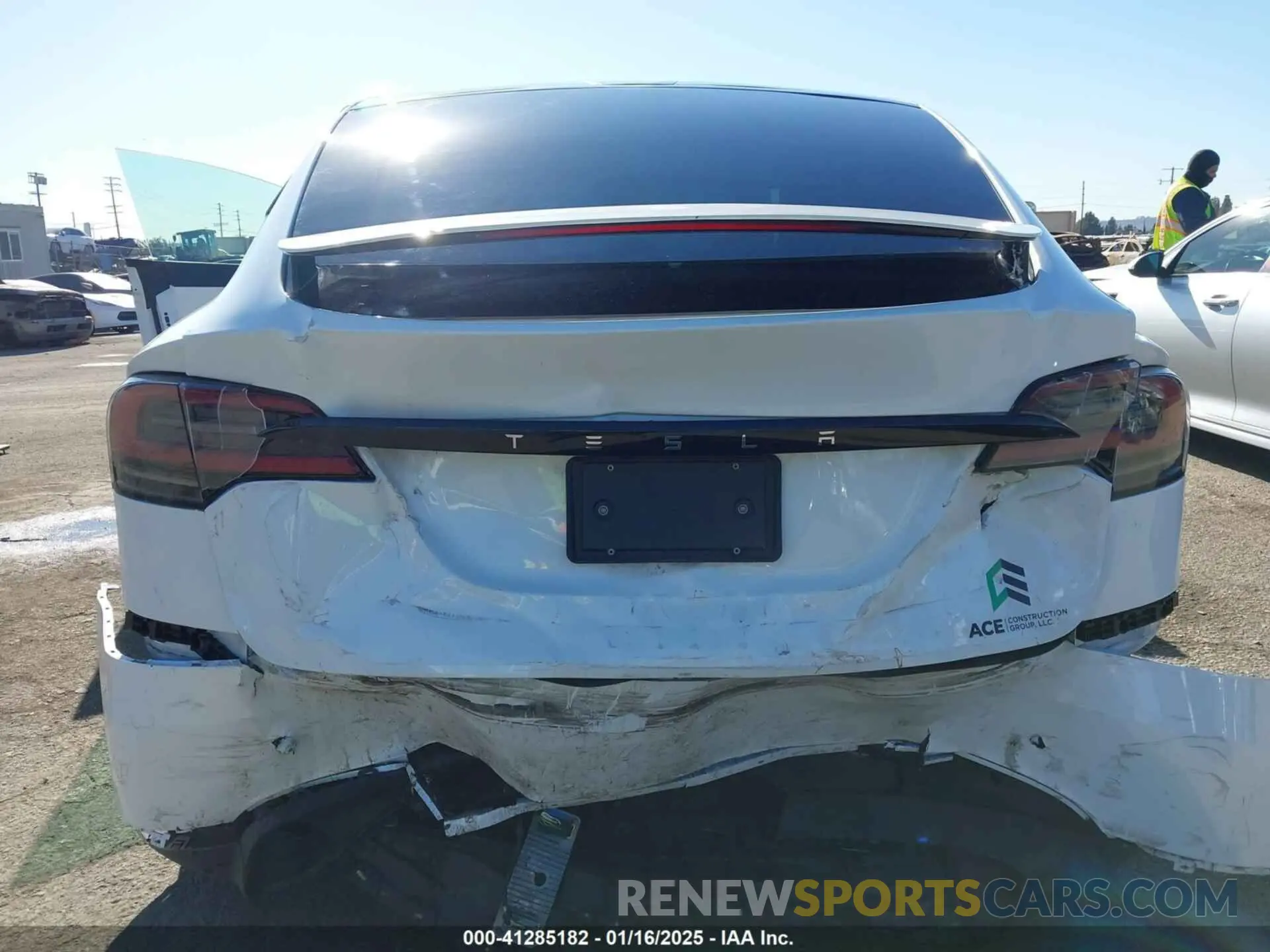 6 fotografías del automóvil dañado 7SAXCDE58PF411114 TESLA MODEL X 2023