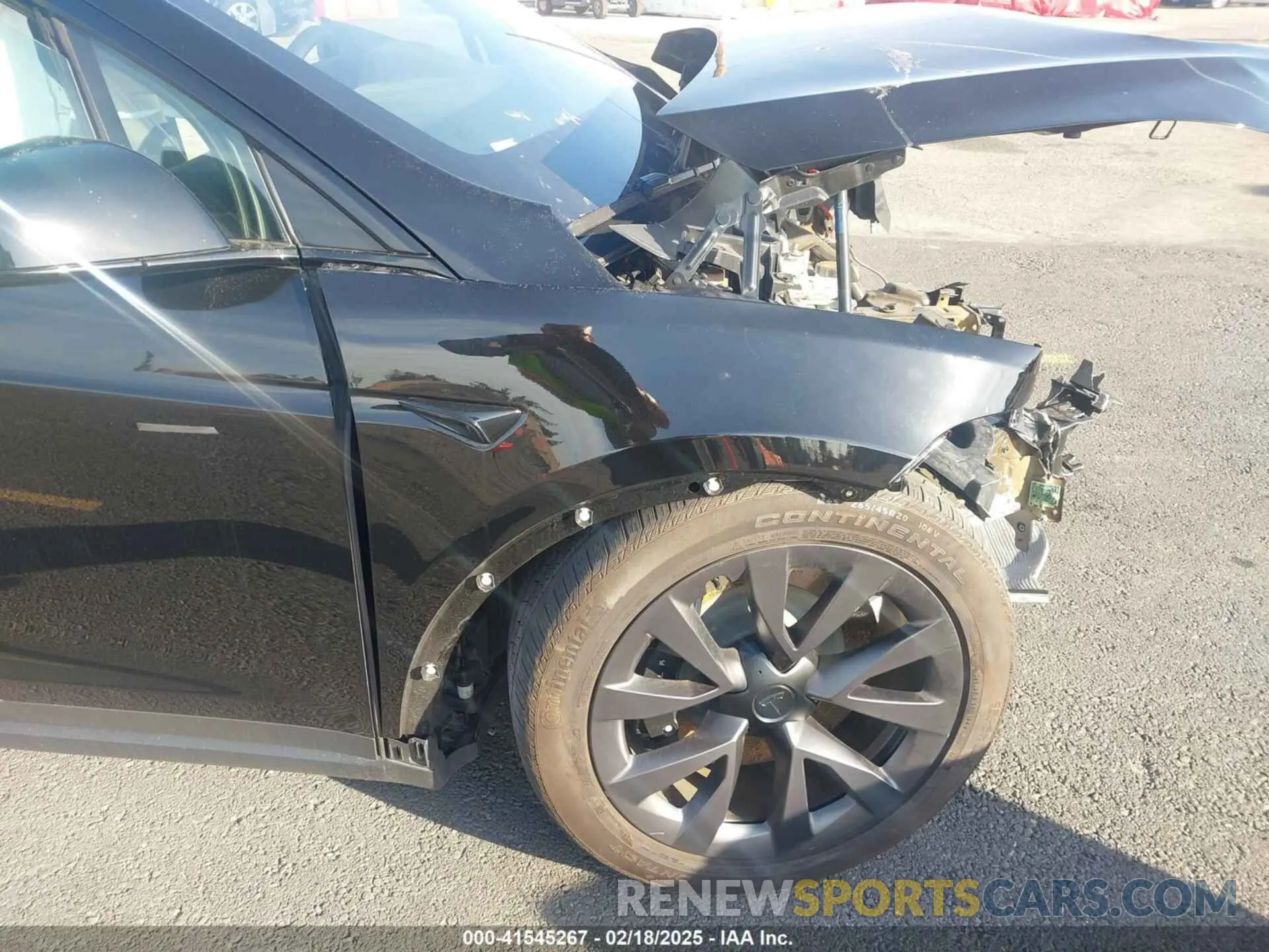 18 fotografías del automóvil dañado 7SAXCDE59PF430836 TESLA MODEL X 2023
