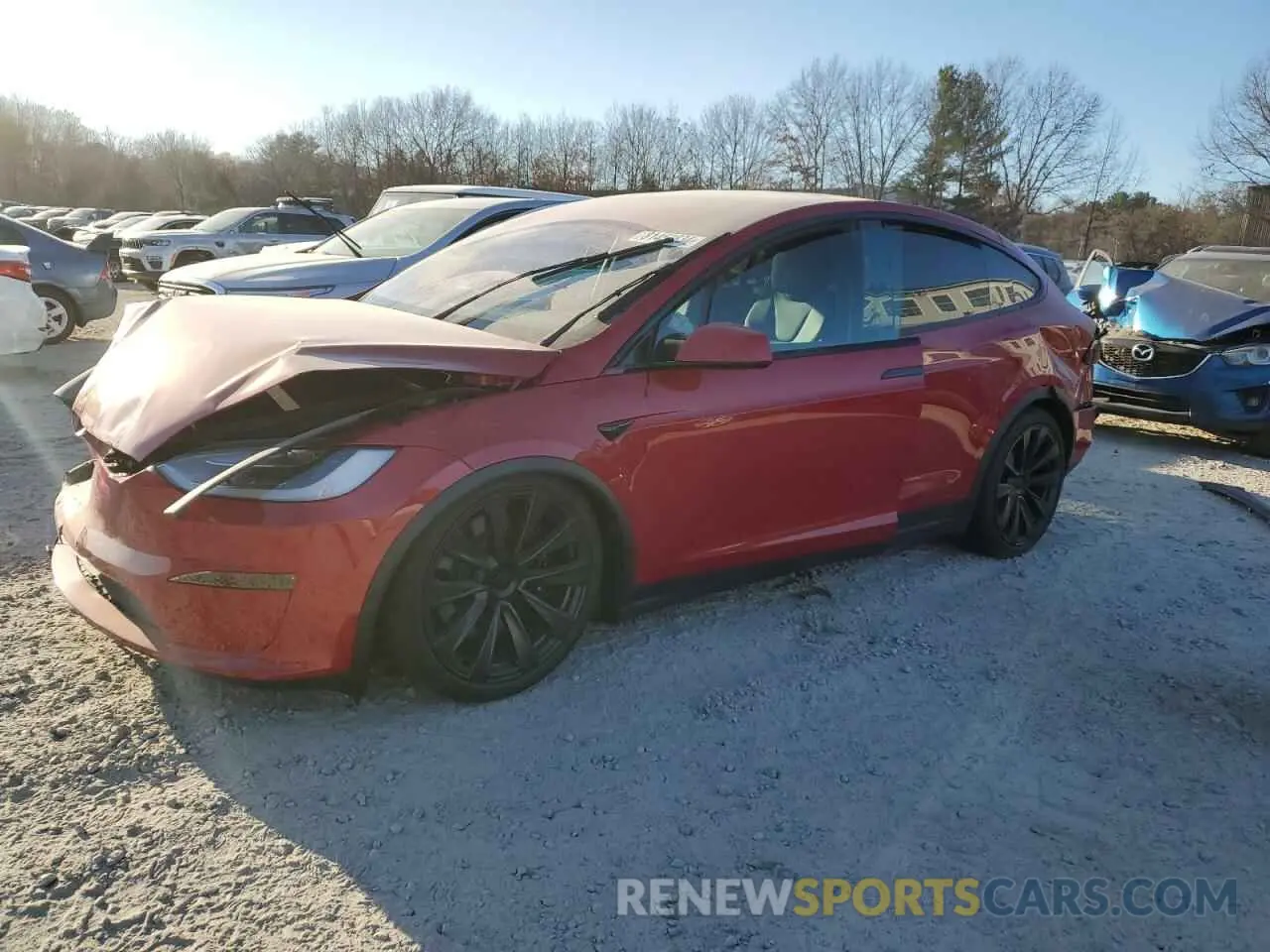 1 fotografías del automóvil dañado 7SAXCDE5XPF374664 TESLA MODEL X 2023