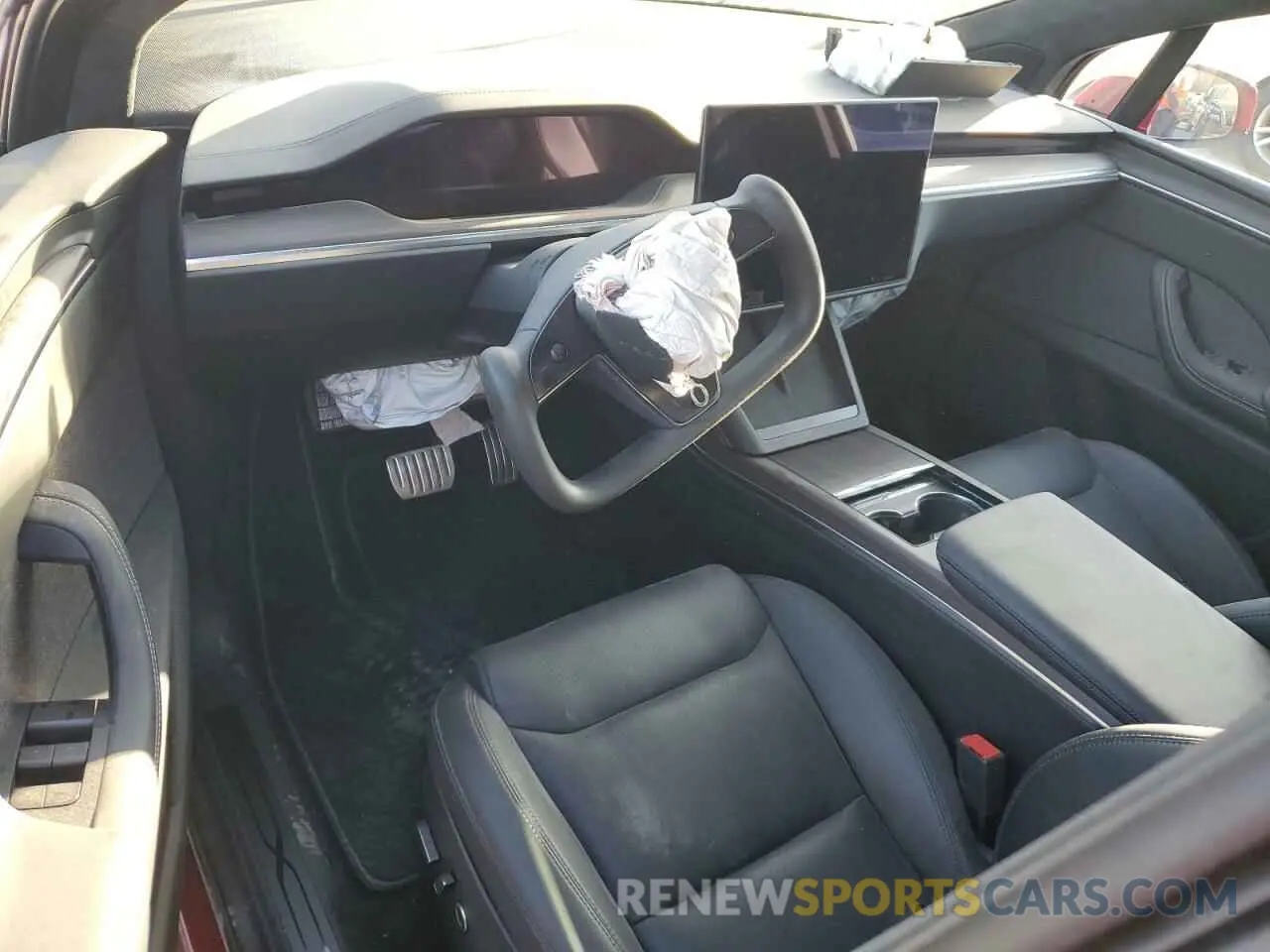 8 fotografías del automóvil dañado 7SAXCDE5XPF374664 TESLA MODEL X 2023