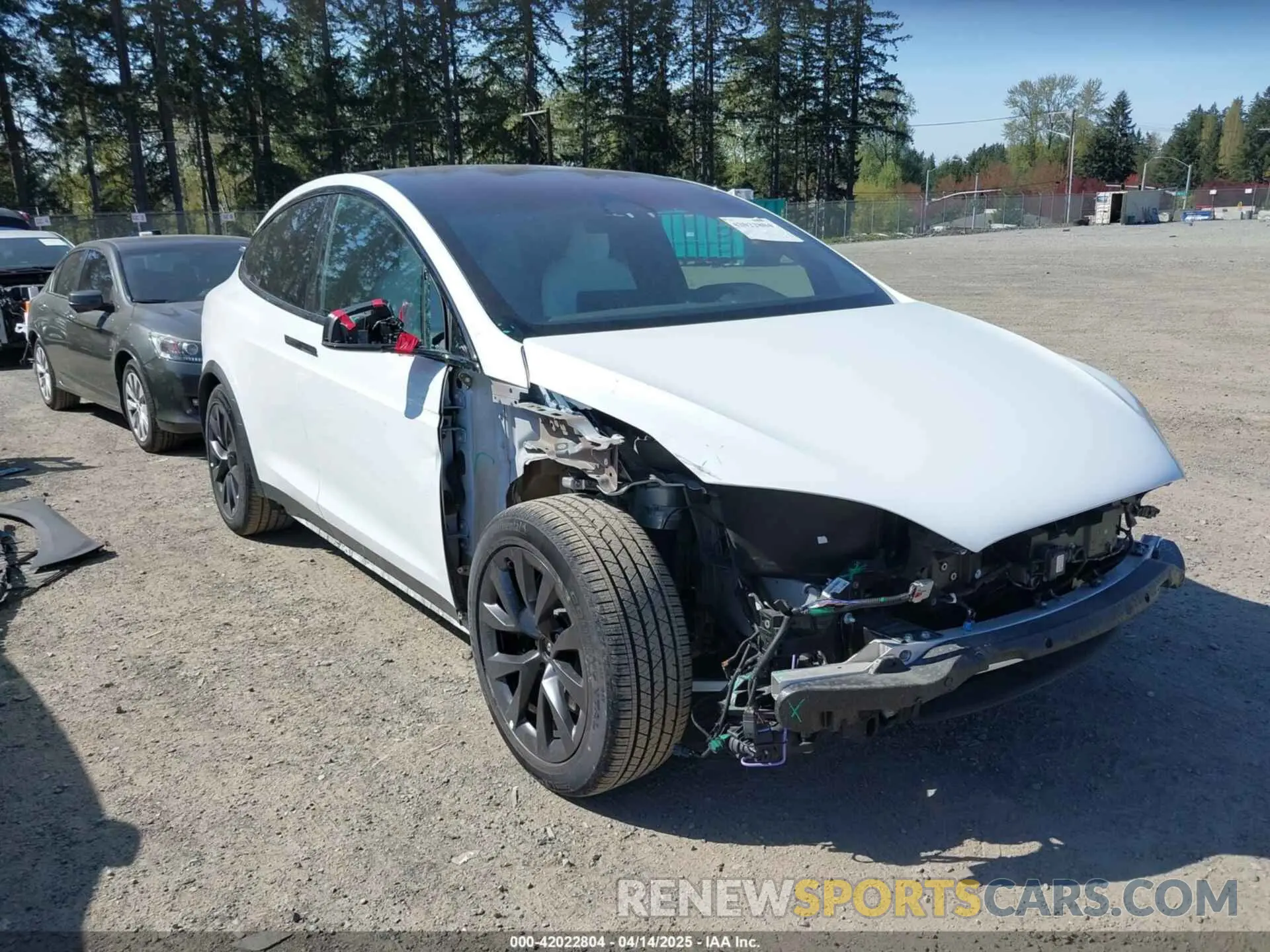1 fotografías del automóvil dañado 7SAXCDE5XPF377337 TESLA MODEL X 2023