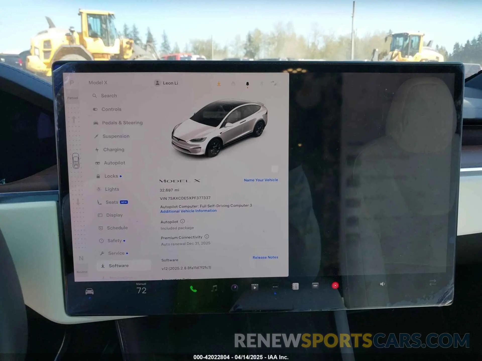19 fotografías del automóvil dañado 7SAXCDE5XPF377337 TESLA MODEL X 2023