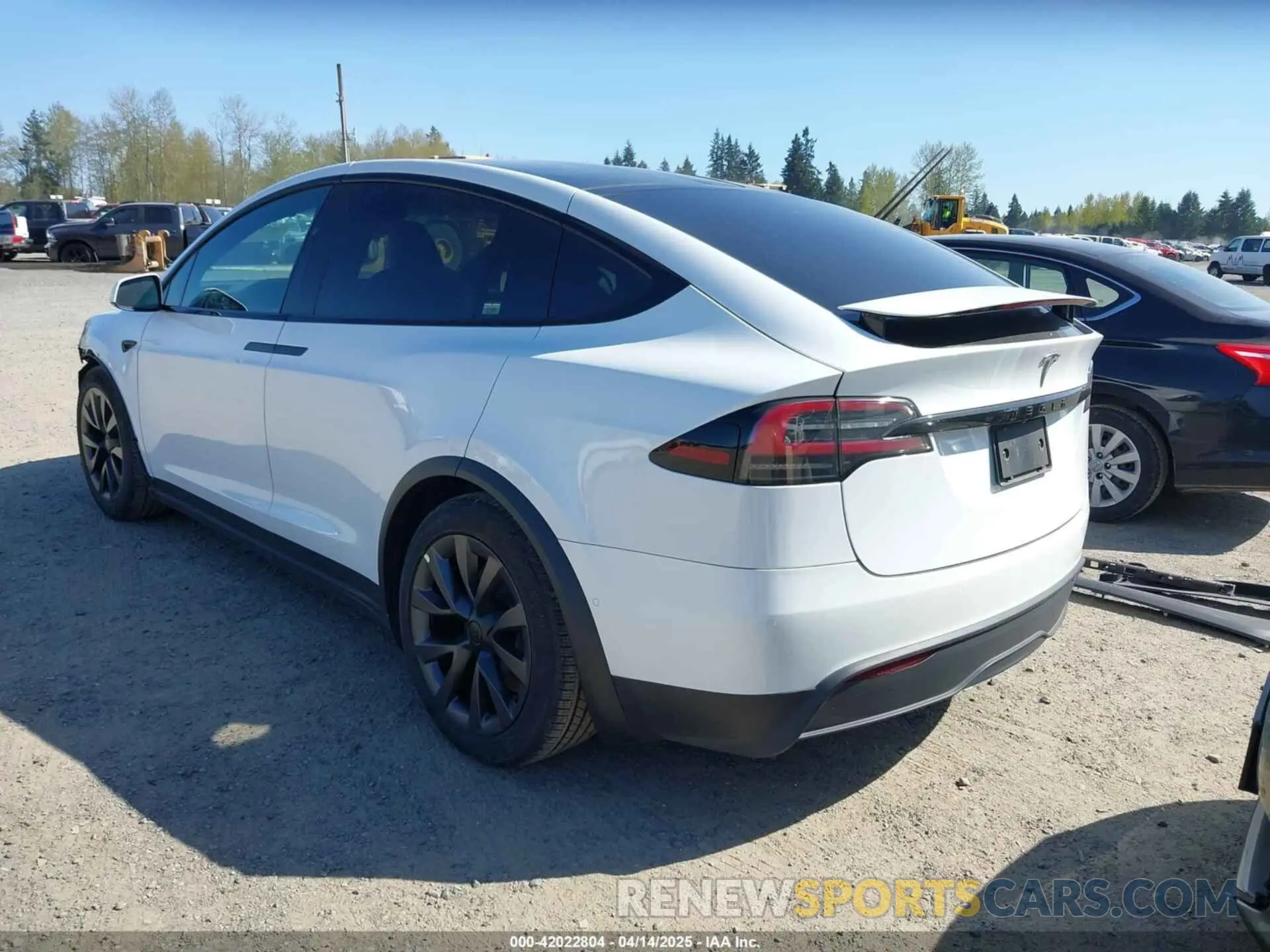 3 fotografías del automóvil dañado 7SAXCDE5XPF377337 TESLA MODEL X 2023