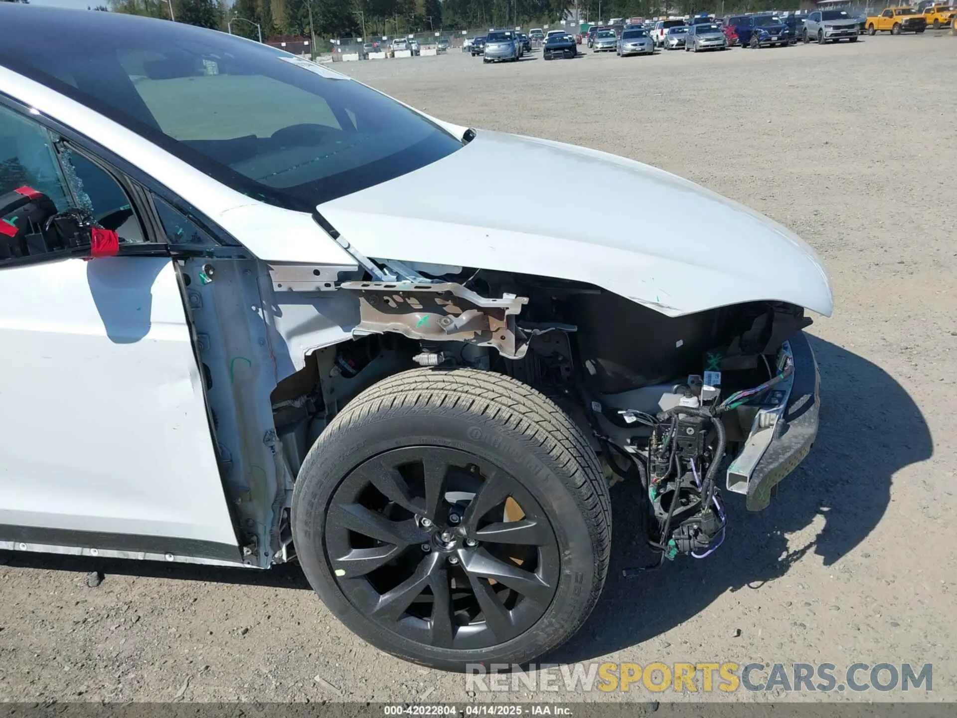 6 fotografías del automóvil dañado 7SAXCDE5XPF377337 TESLA MODEL X 2023