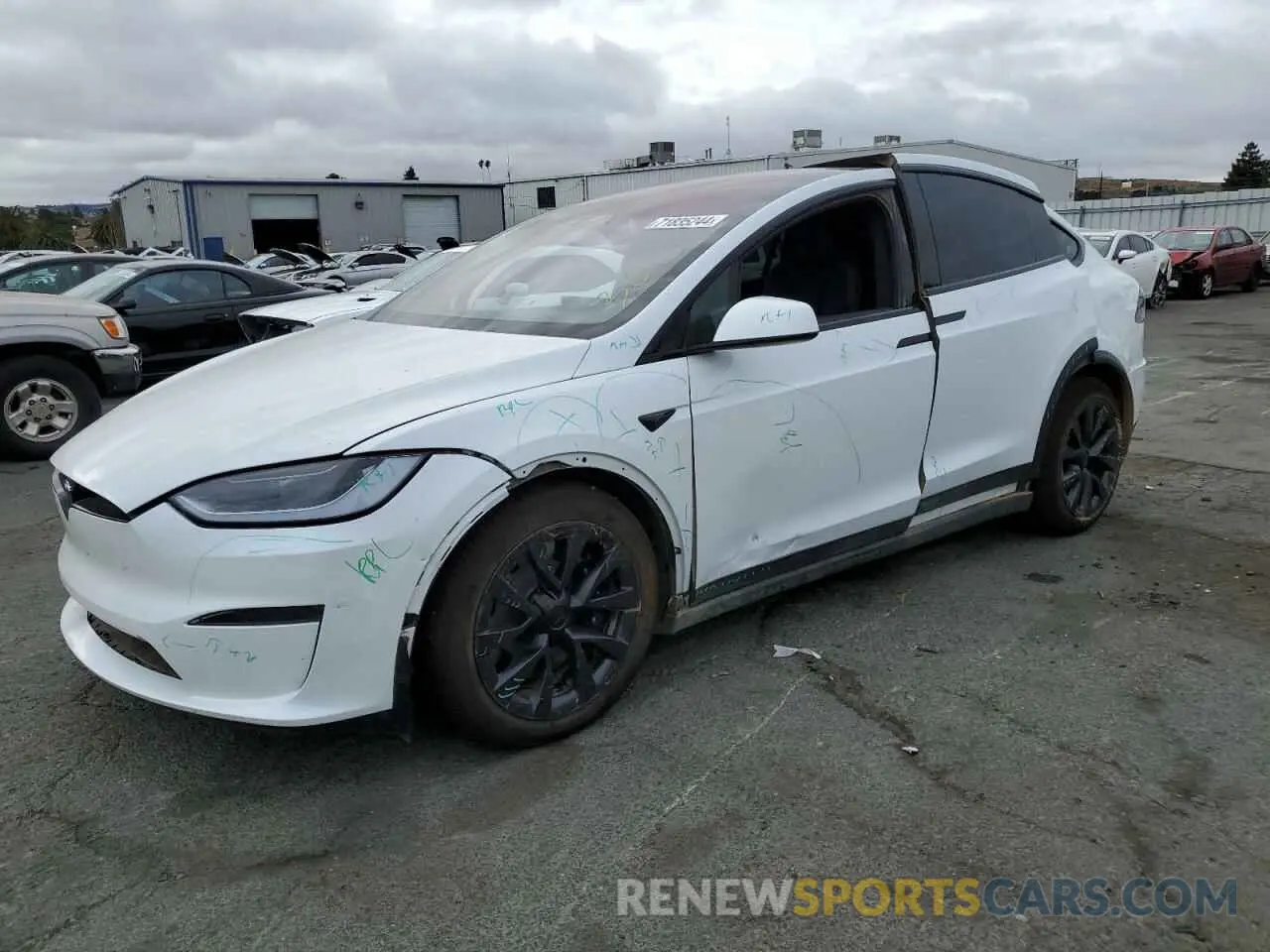 1 fotografías del automóvil dañado 7SAXCDE5XPF405072 TESLA MODEL X 2023