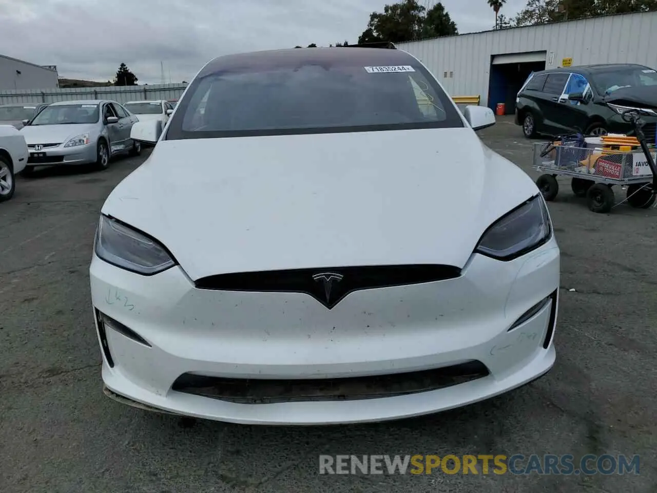 5 fotografías del automóvil dañado 7SAXCDE5XPF405072 TESLA MODEL X 2023
