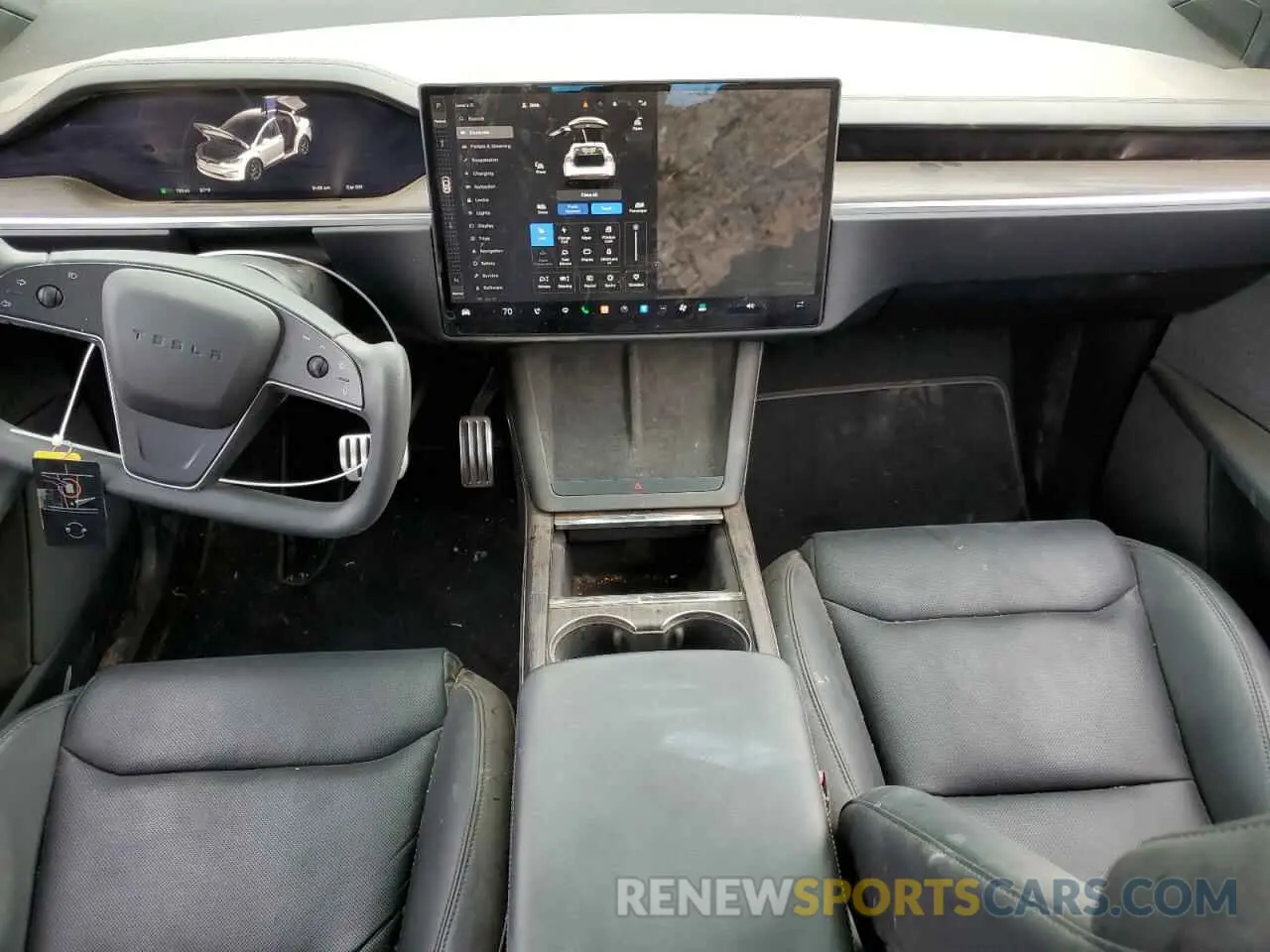 8 fotografías del automóvil dañado 7SAXCDE5XPF405072 TESLA MODEL X 2023