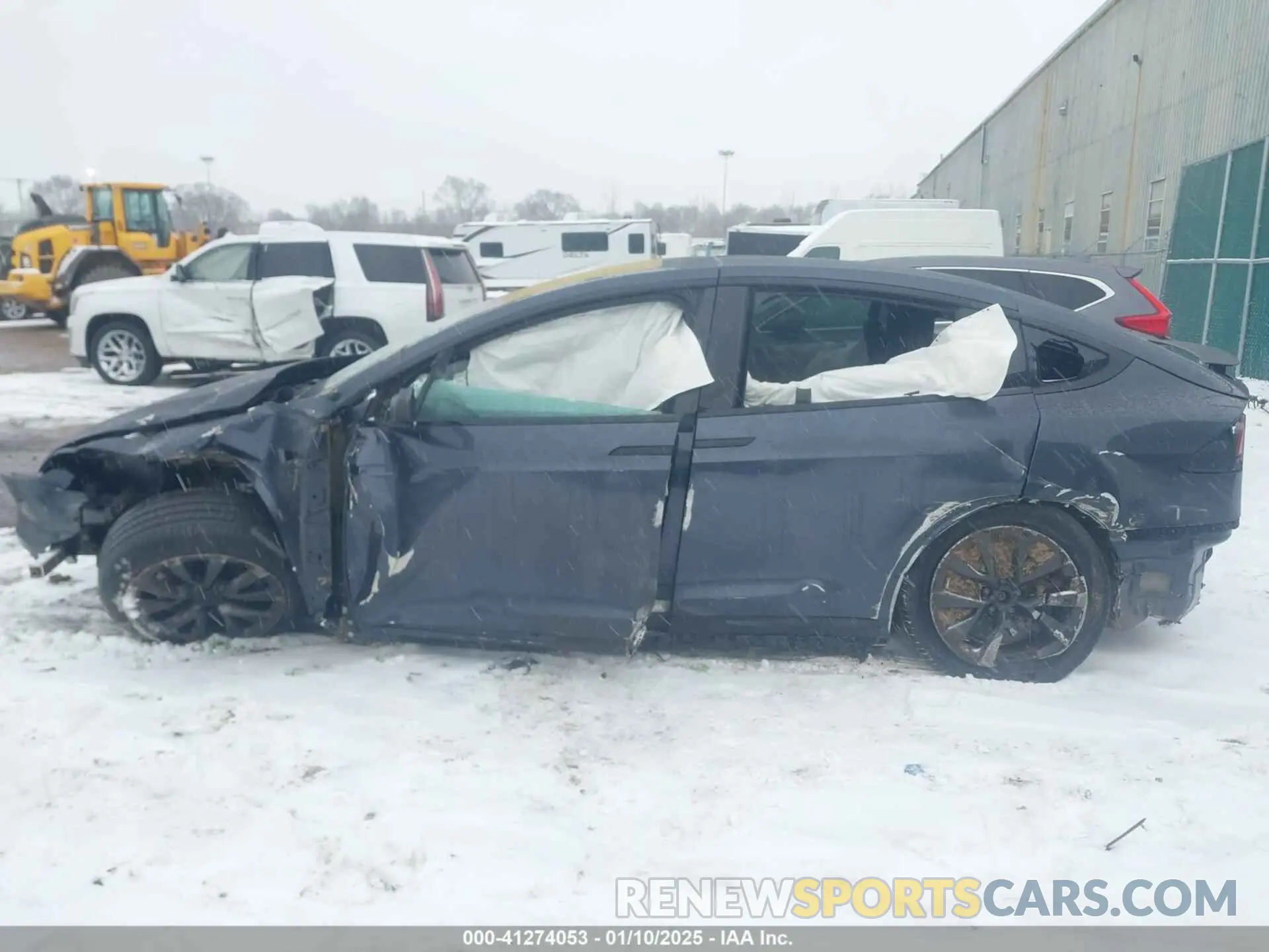 14 fotografías del automóvil dañado 7SAXCDE5XPF426035 TESLA MODEL X 2023
