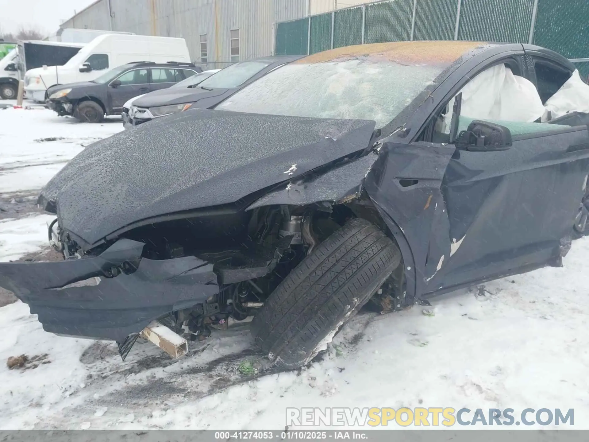 6 fotografías del automóvil dañado 7SAXCDE5XPF426035 TESLA MODEL X 2023