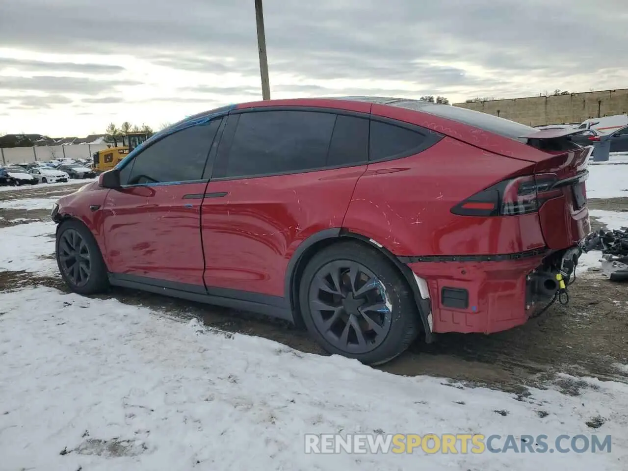 2 fotografías del automóvil dañado 7SAXCDE5XPF427749 TESLA MODEL X 2023