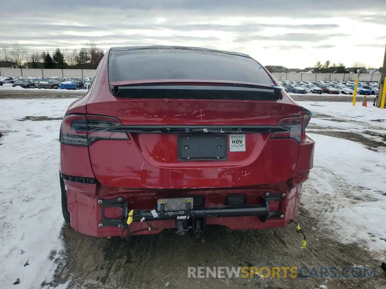 6 fotografías del automóvil dañado 7SAXCDE5XPF427749 TESLA MODEL X 2023