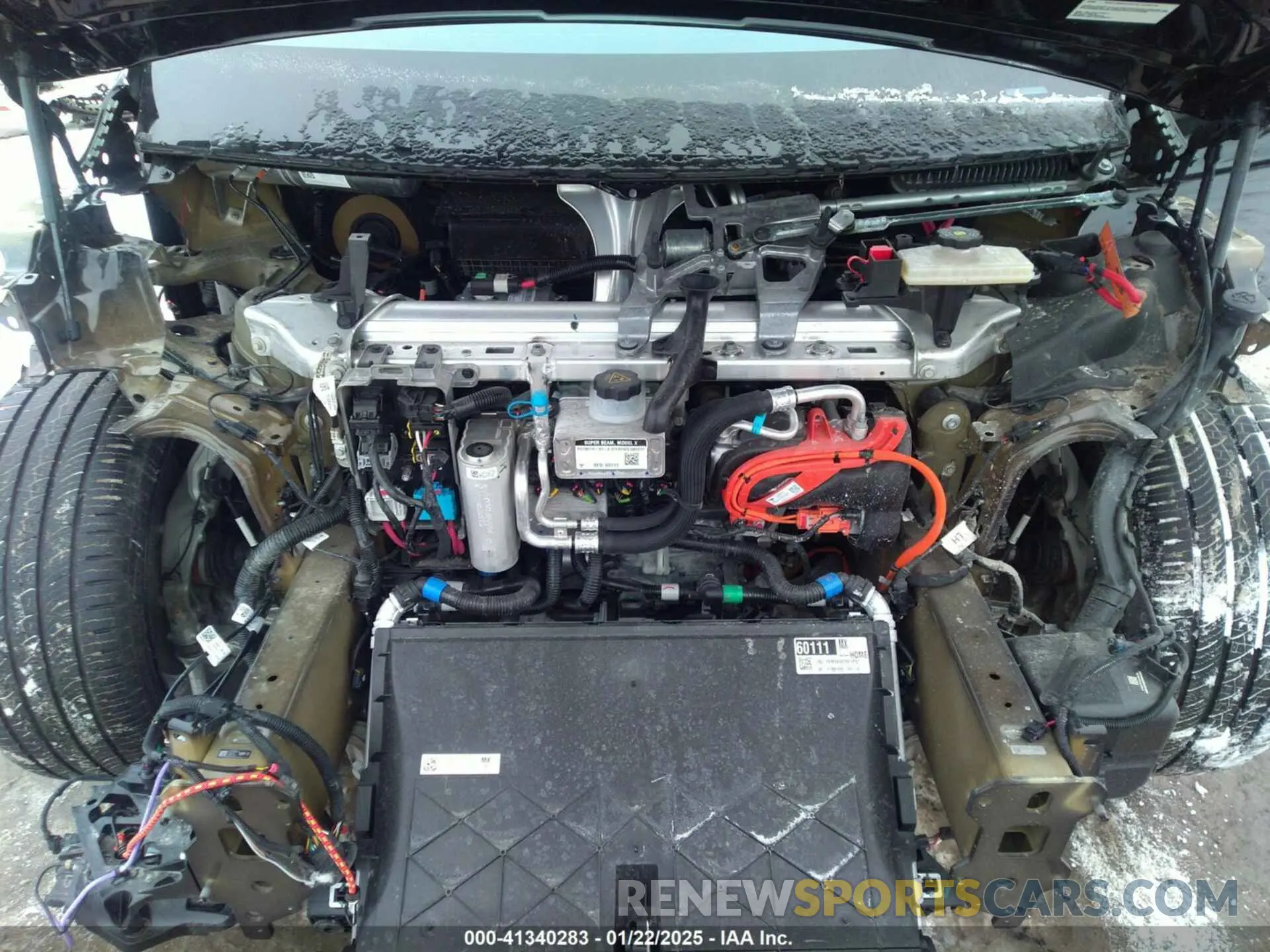 10 fotografías del automóvil dañado 7SAXCAE51RF457496 TESLA MODEL X 2024