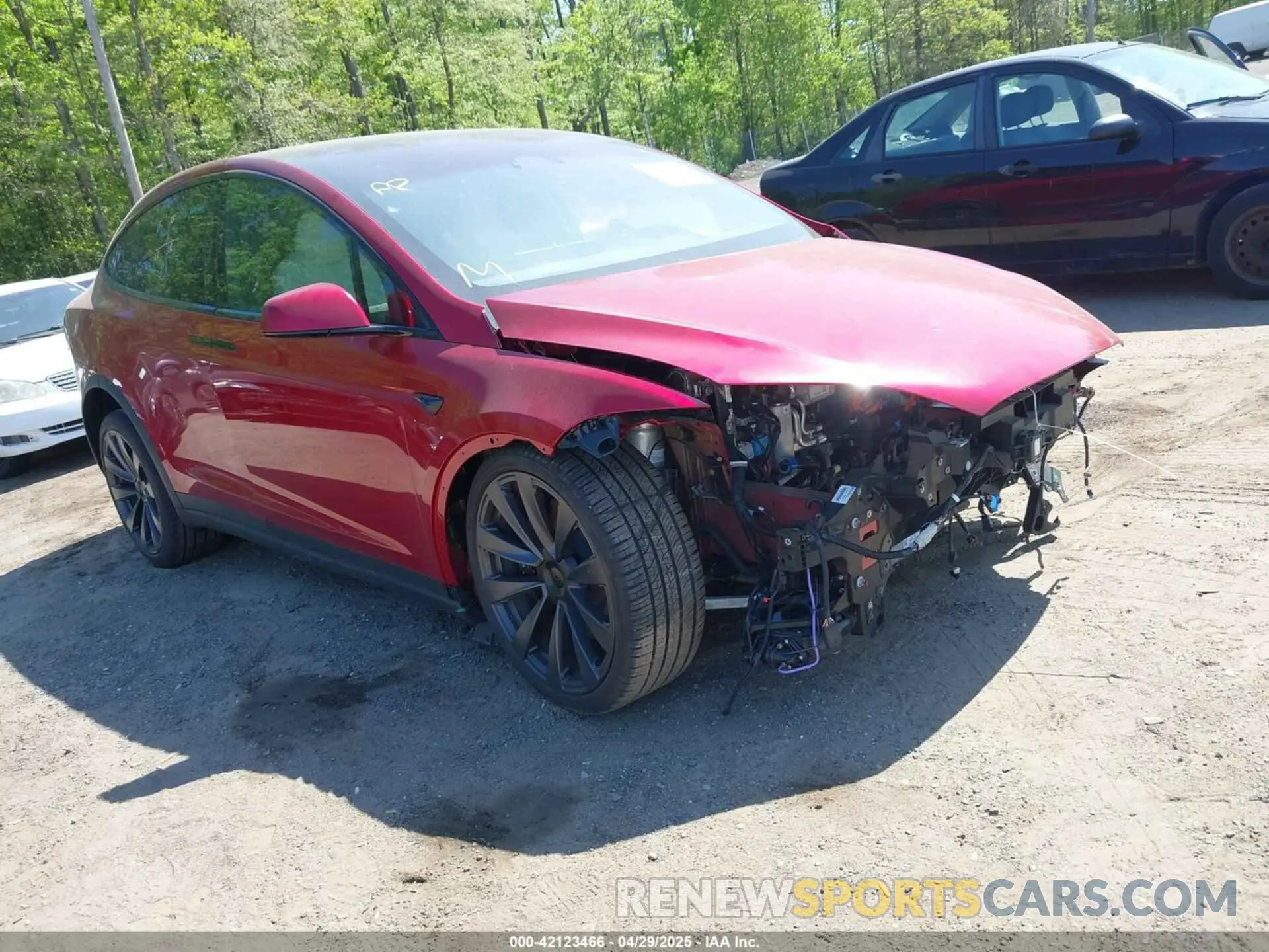1 fotografías del automóvil dañado 7SAXCAE56RF460197 TESLA MODEL X 2024